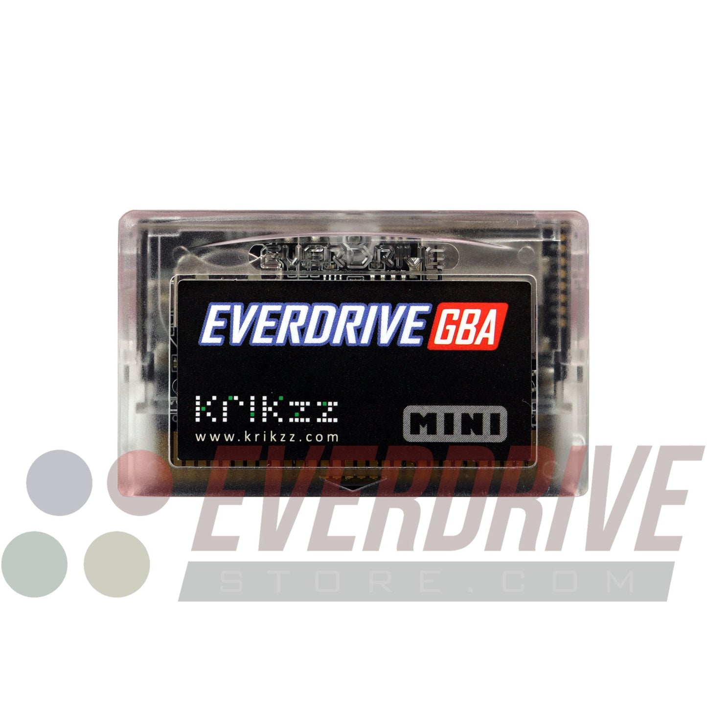 Everdrive GBA Mini - Frosted Clear by Krikzz for GBA