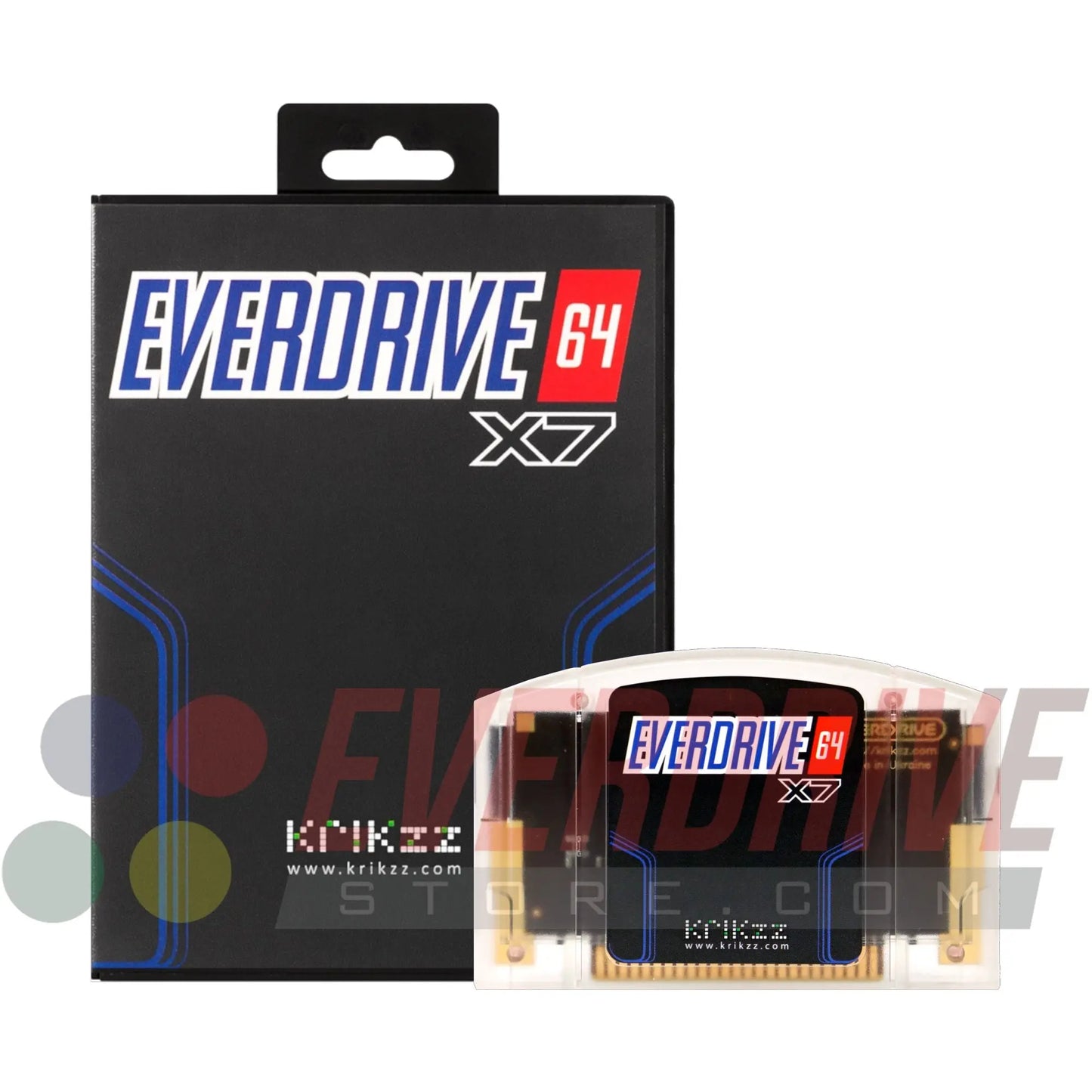 Everdrive 64 X7 - Frosted Clear Krikzz