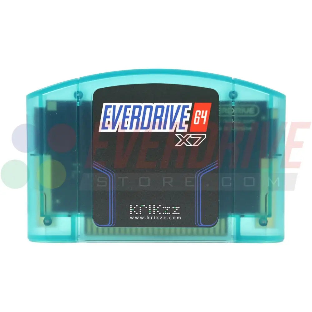 Everdrive 64 X7 - Frosted Turquoise Krikzz