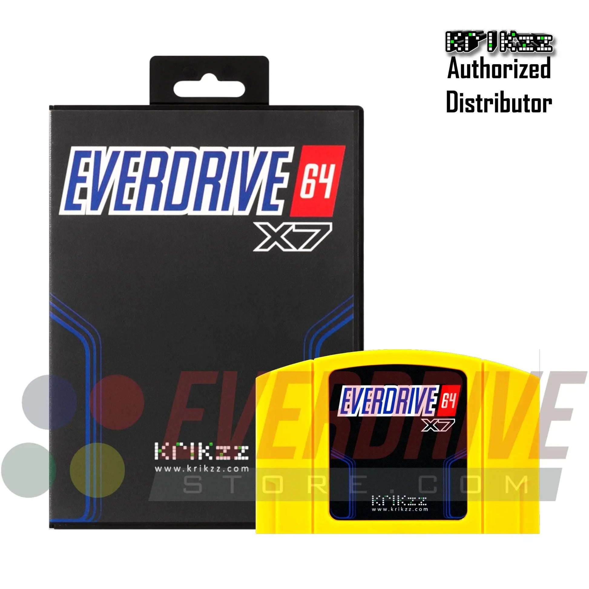 Everdrive 64 X7 - Yellow Krikzz