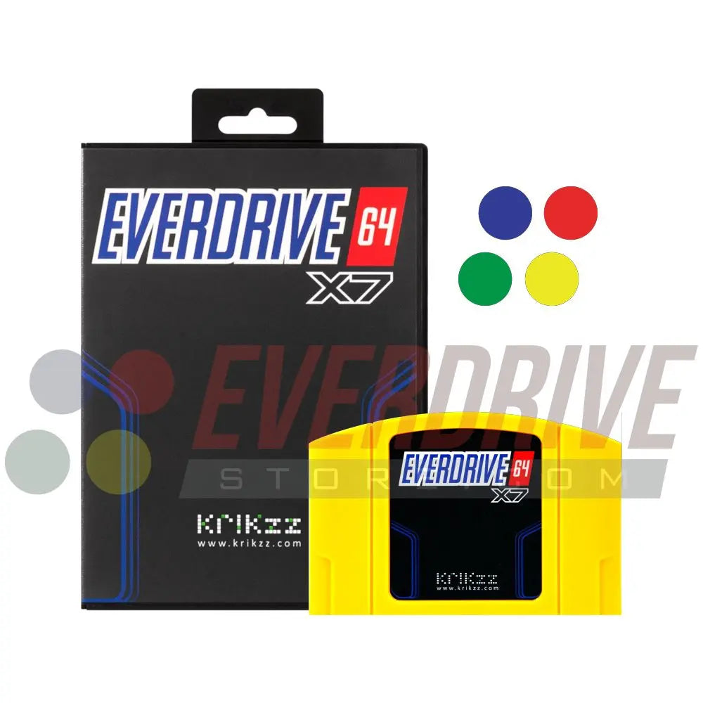 Everdrive 64 X7 - Yellow Krikzz