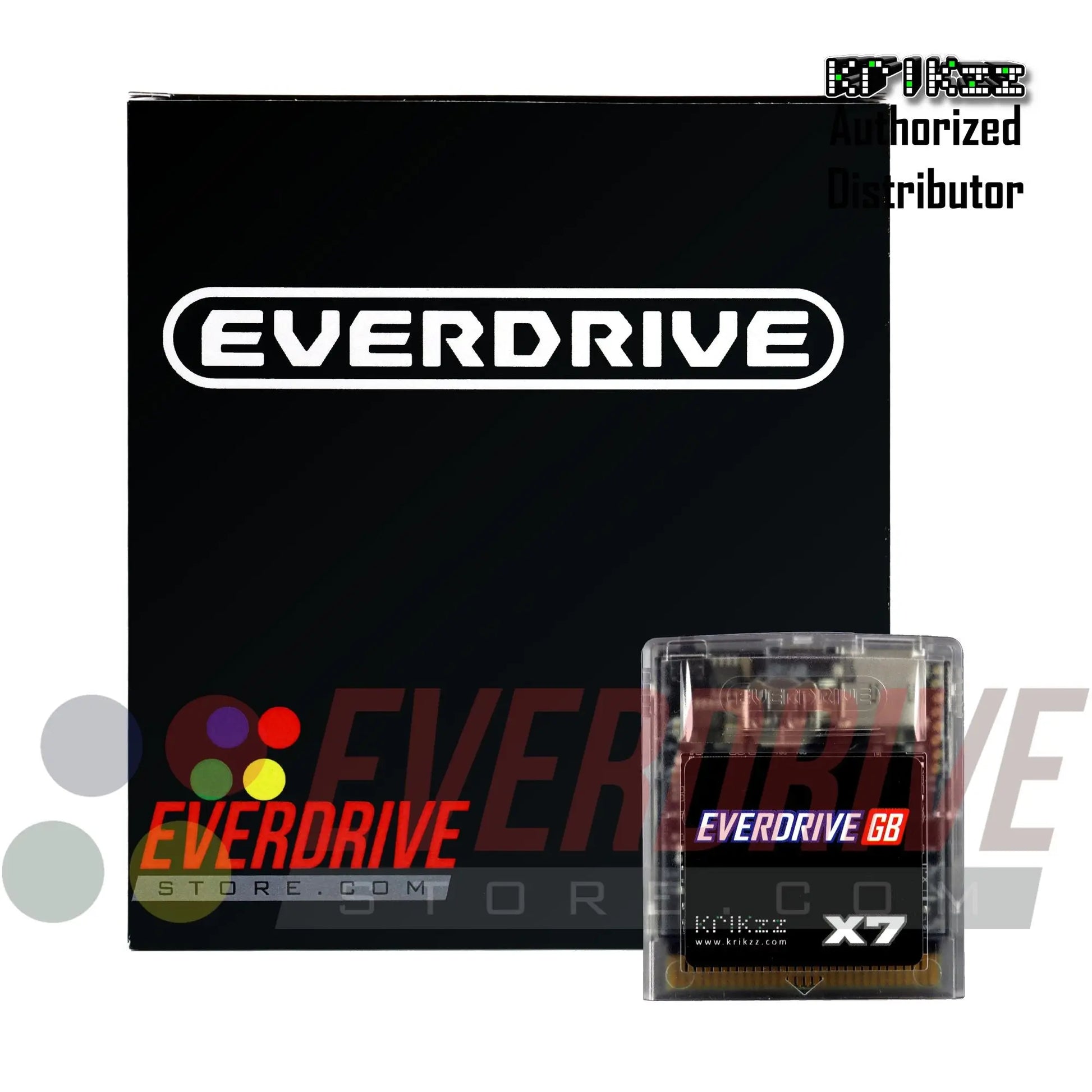 Everdrive GB X7 - Frosted Clear Krikzz