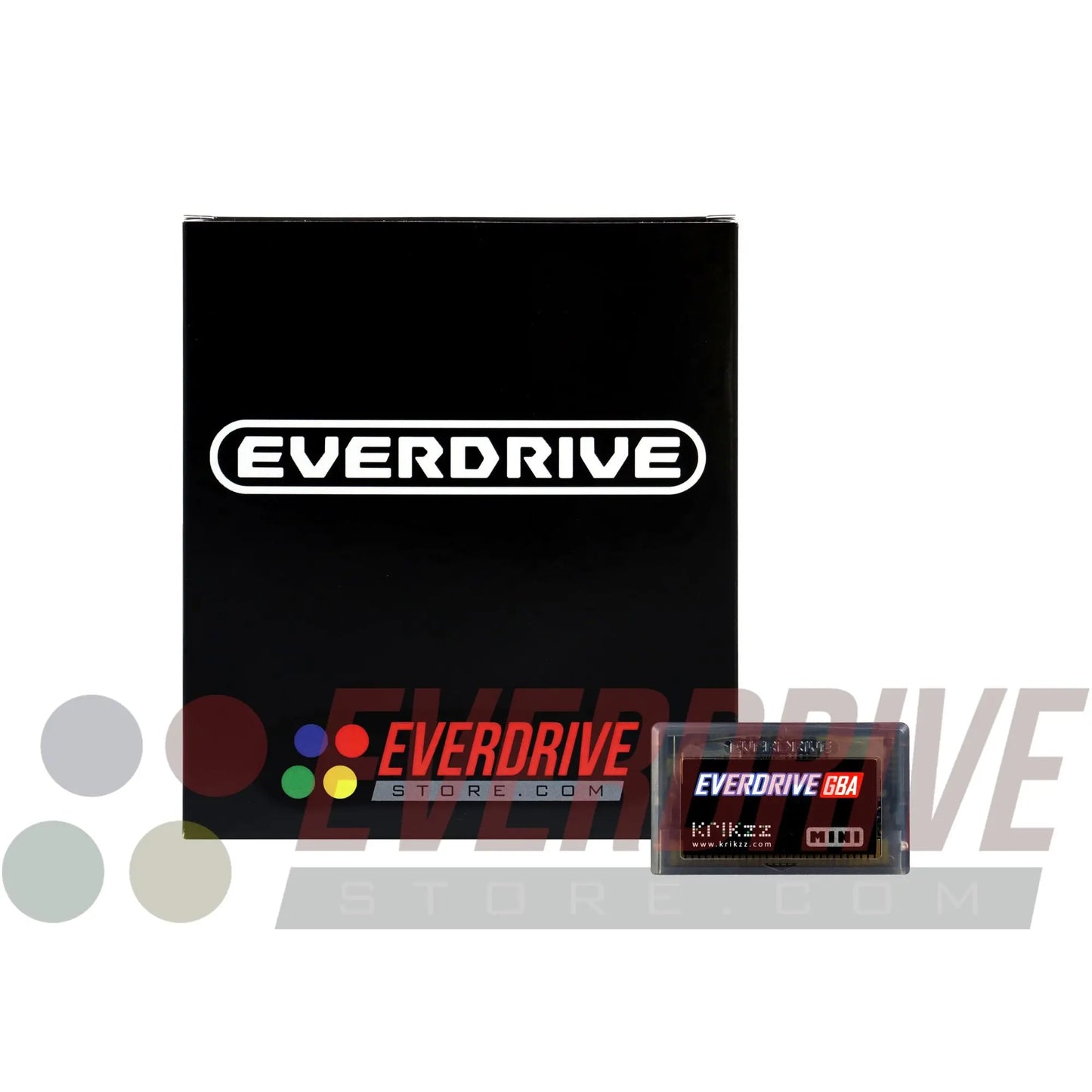 Everdrive GBA Mini - Frosted Black Krikzz