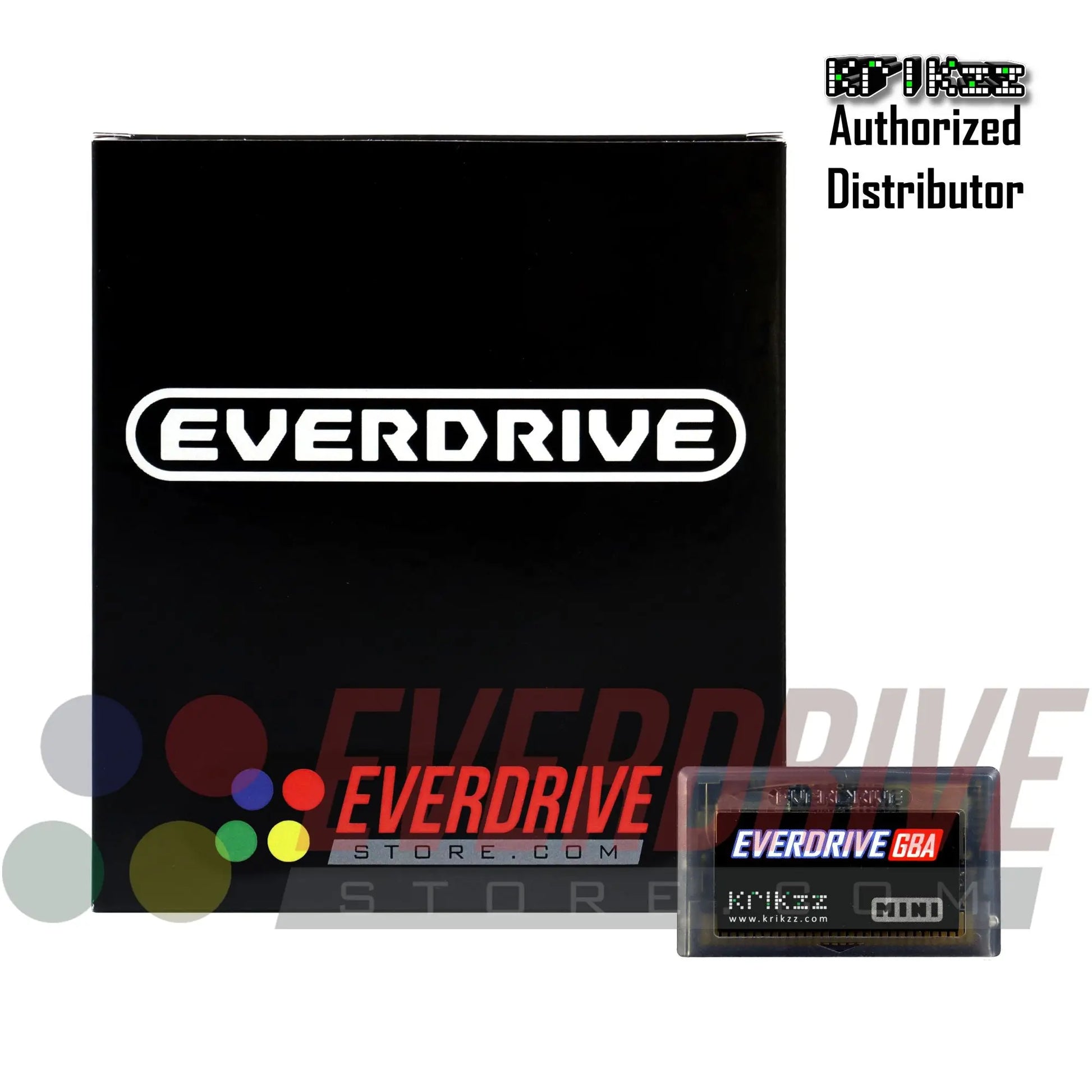 Everdrive GBA Mini - Frosted Black Krikzz