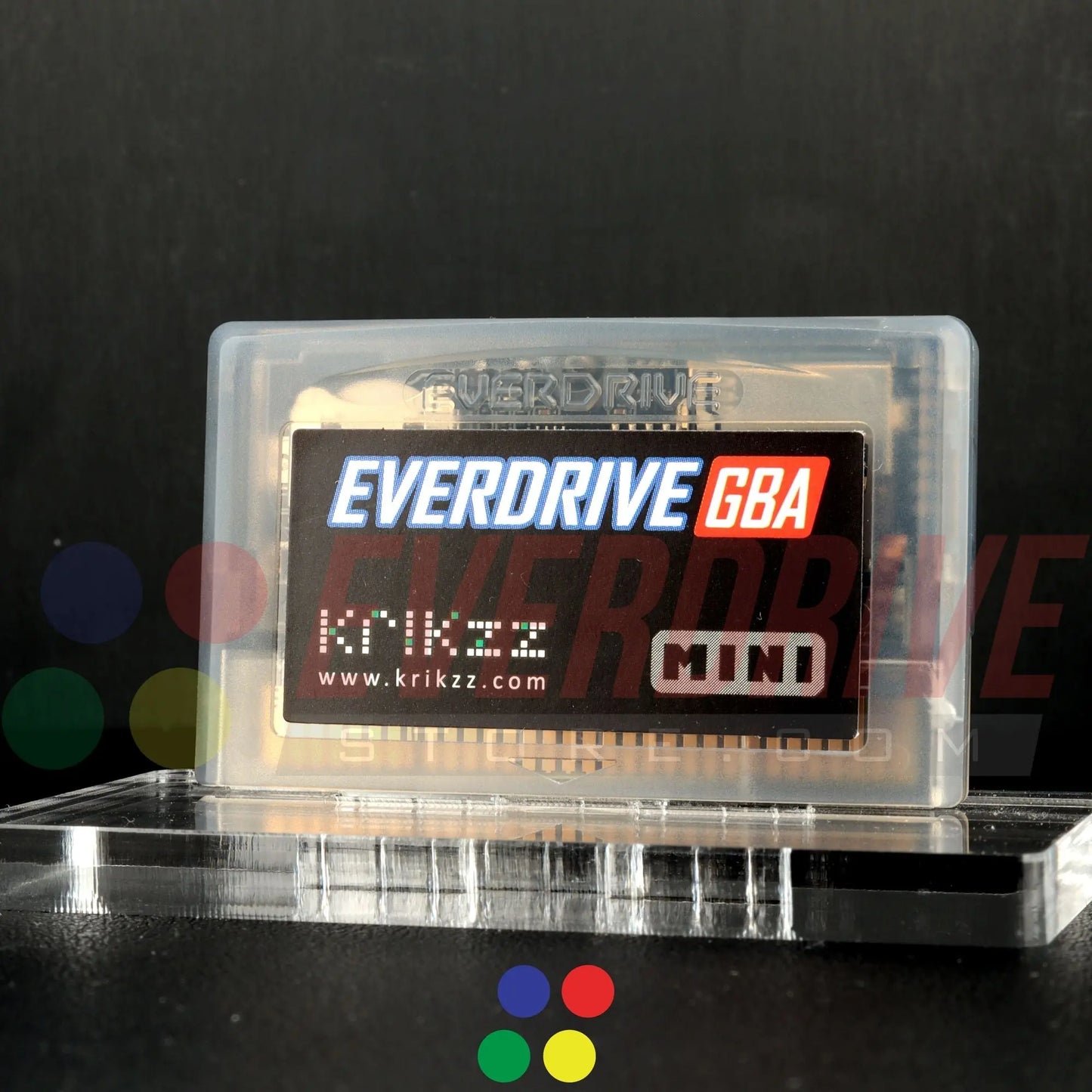 Everdrive GBA Mini - Frosted Black Krikzz