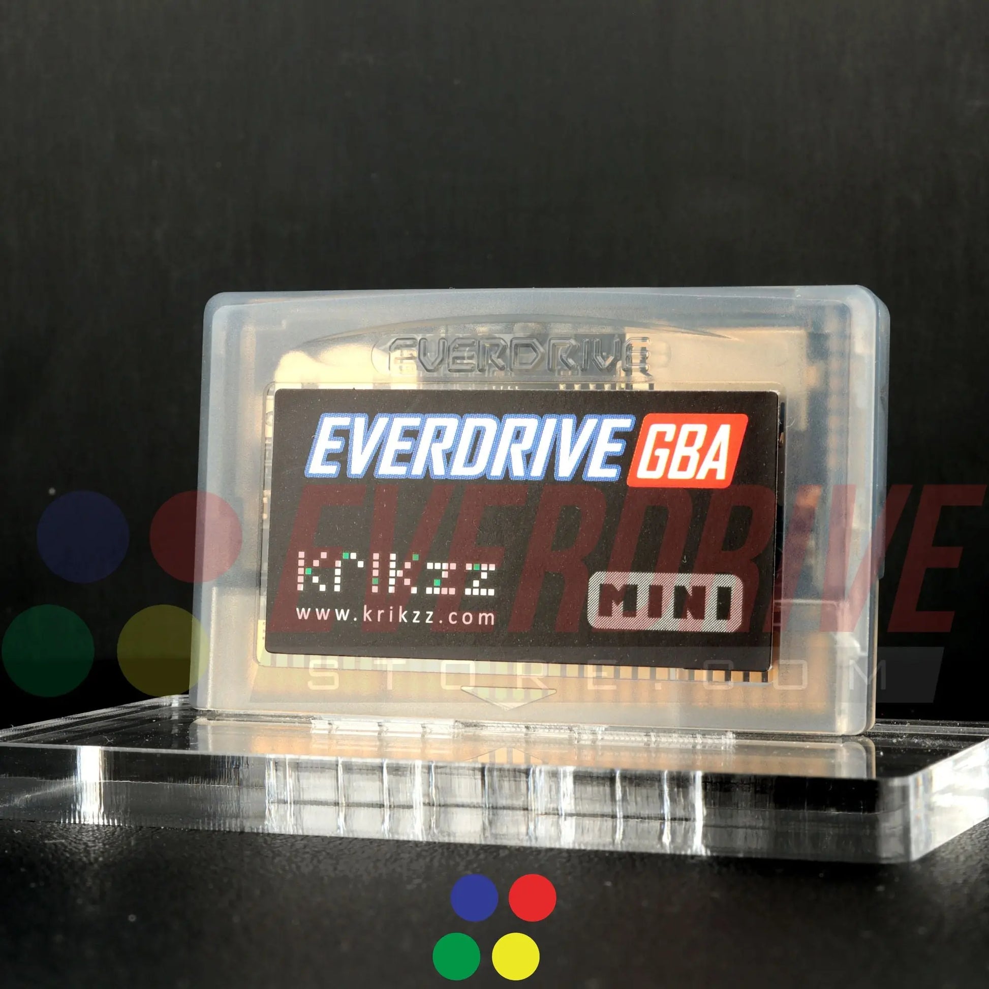 Everdrive GBA Mini - Frosted Black Krikzz