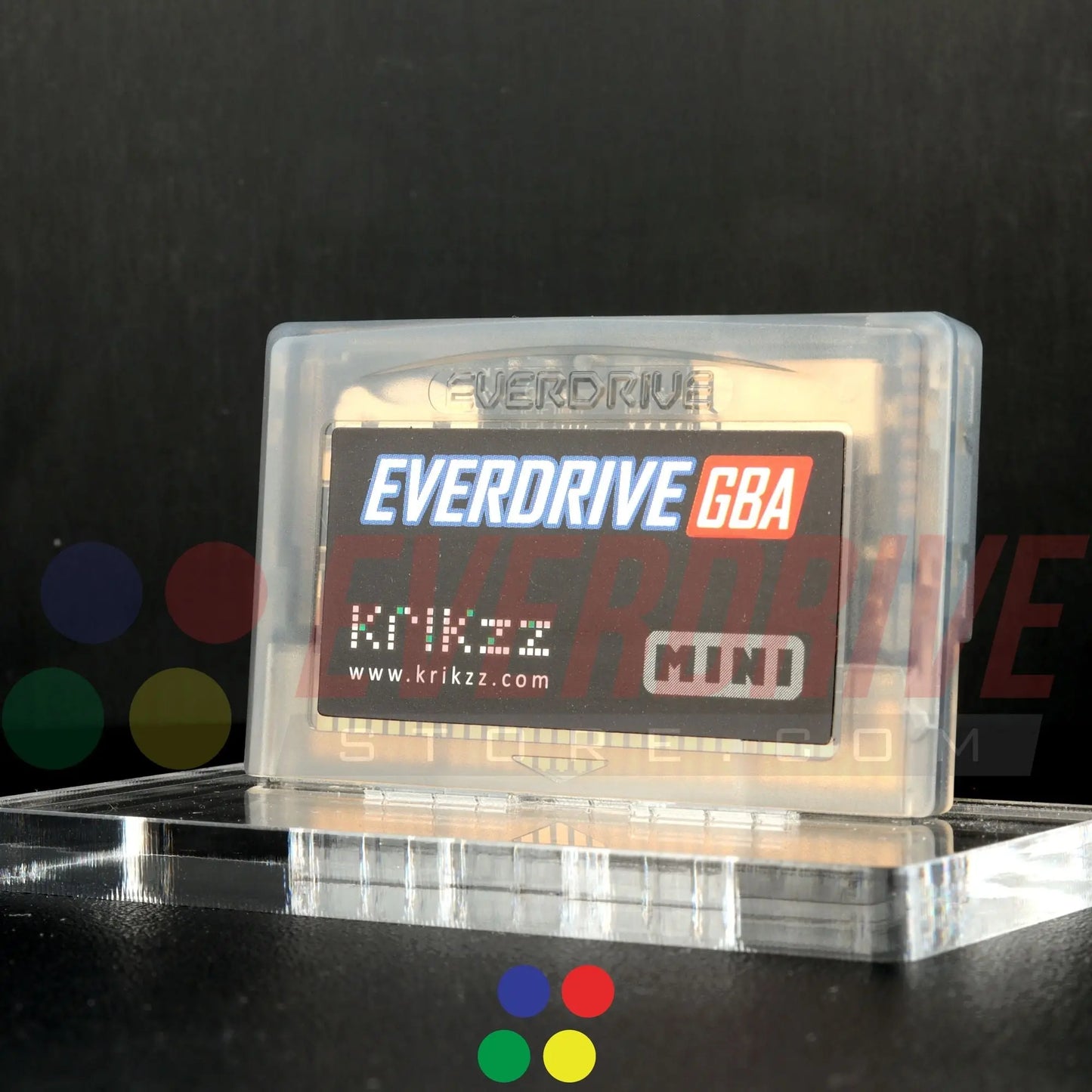 Everdrive GBA Mini - Frosted Black Krikzz