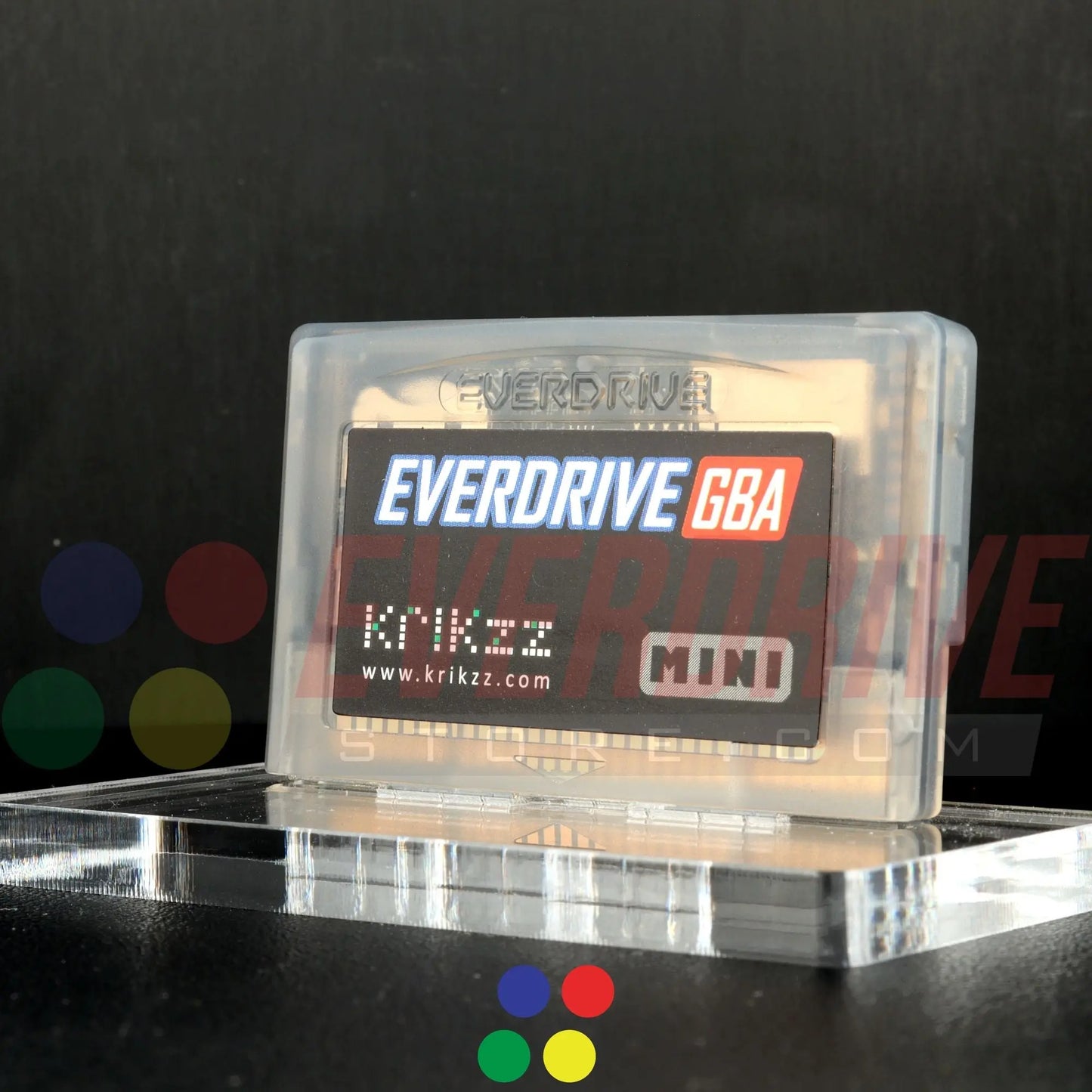 Everdrive GBA Mini - Frosted Black Krikzz