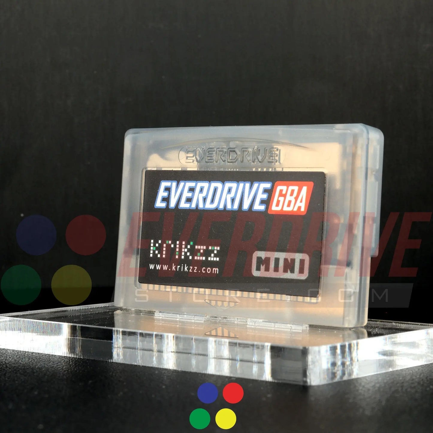 Everdrive GBA Mini - Frosted Black Krikzz