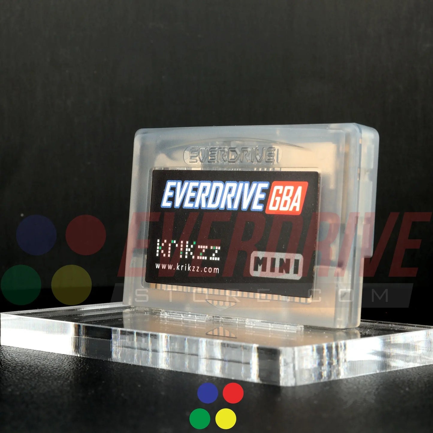 Everdrive GBA Mini - Frosted Black Krikzz