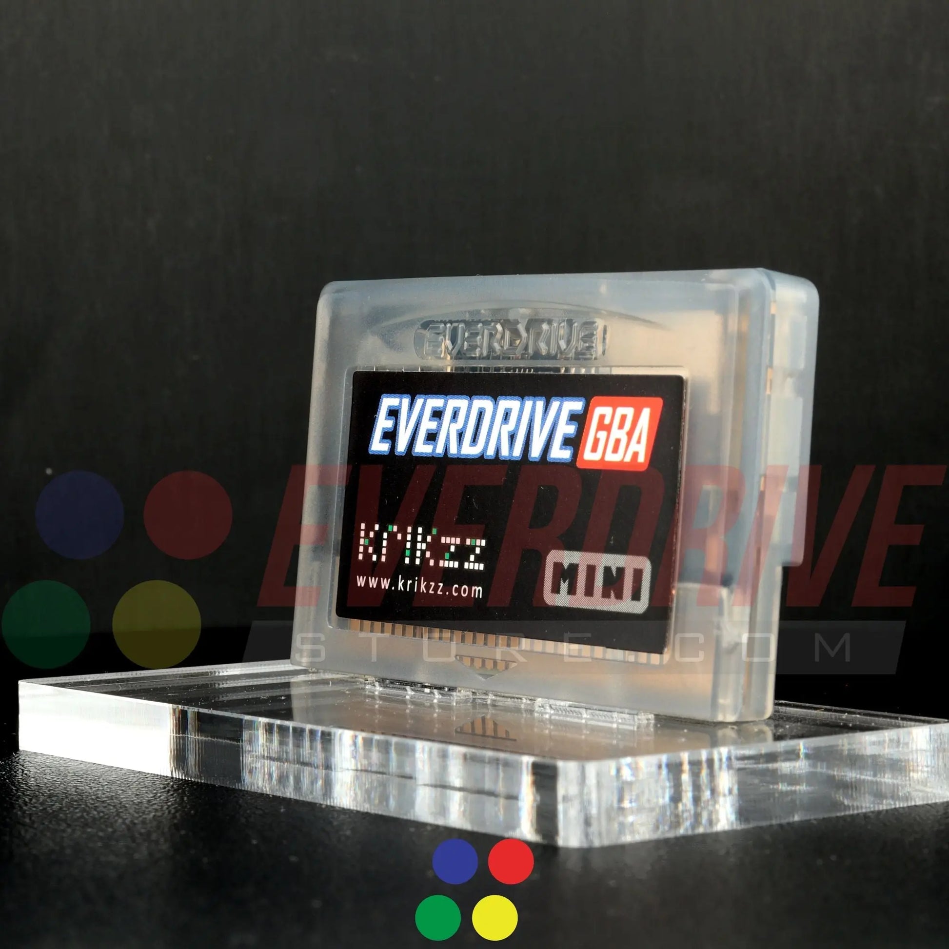 Everdrive GBA Mini - Frosted Black Krikzz