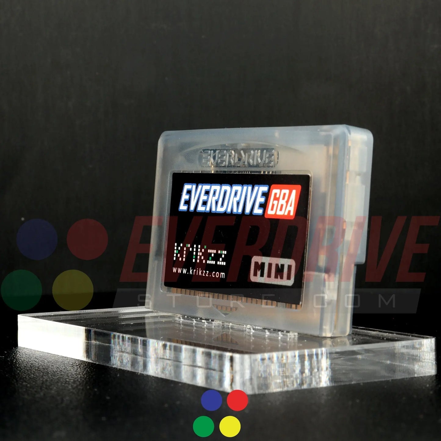 Everdrive GBA Mini - Frosted Black Krikzz