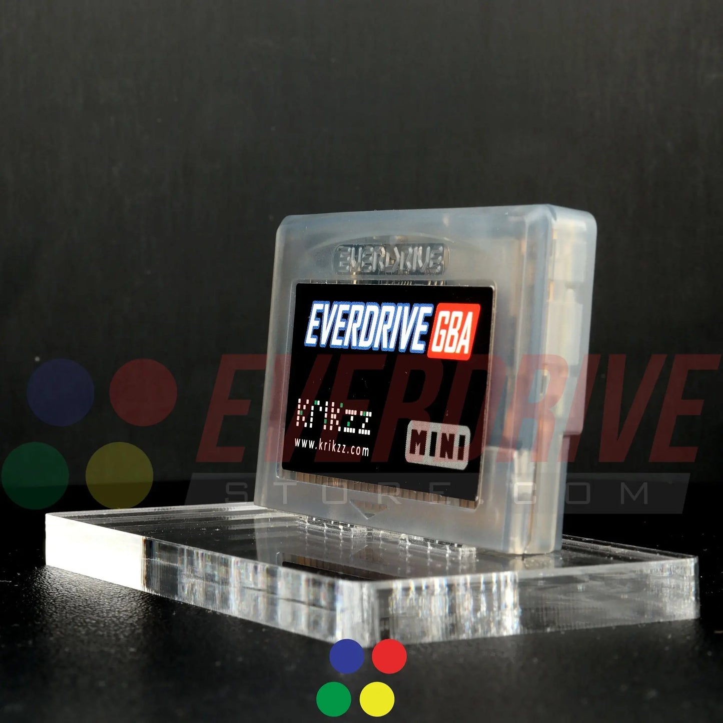 Everdrive GBA Mini - Frosted Black Krikzz