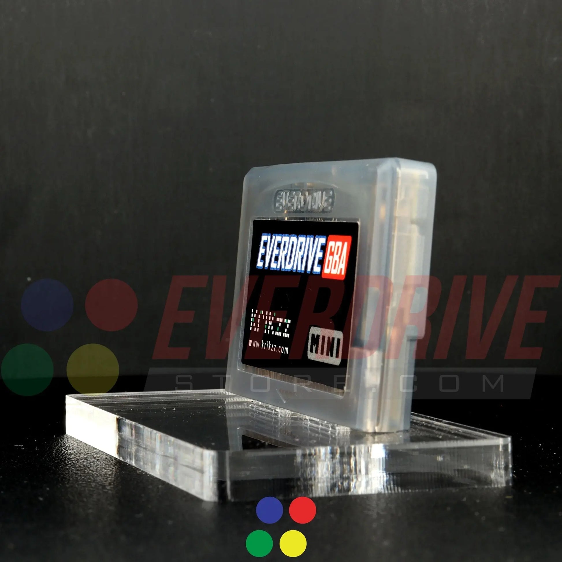 Everdrive GBA Mini - Frosted Black Krikzz