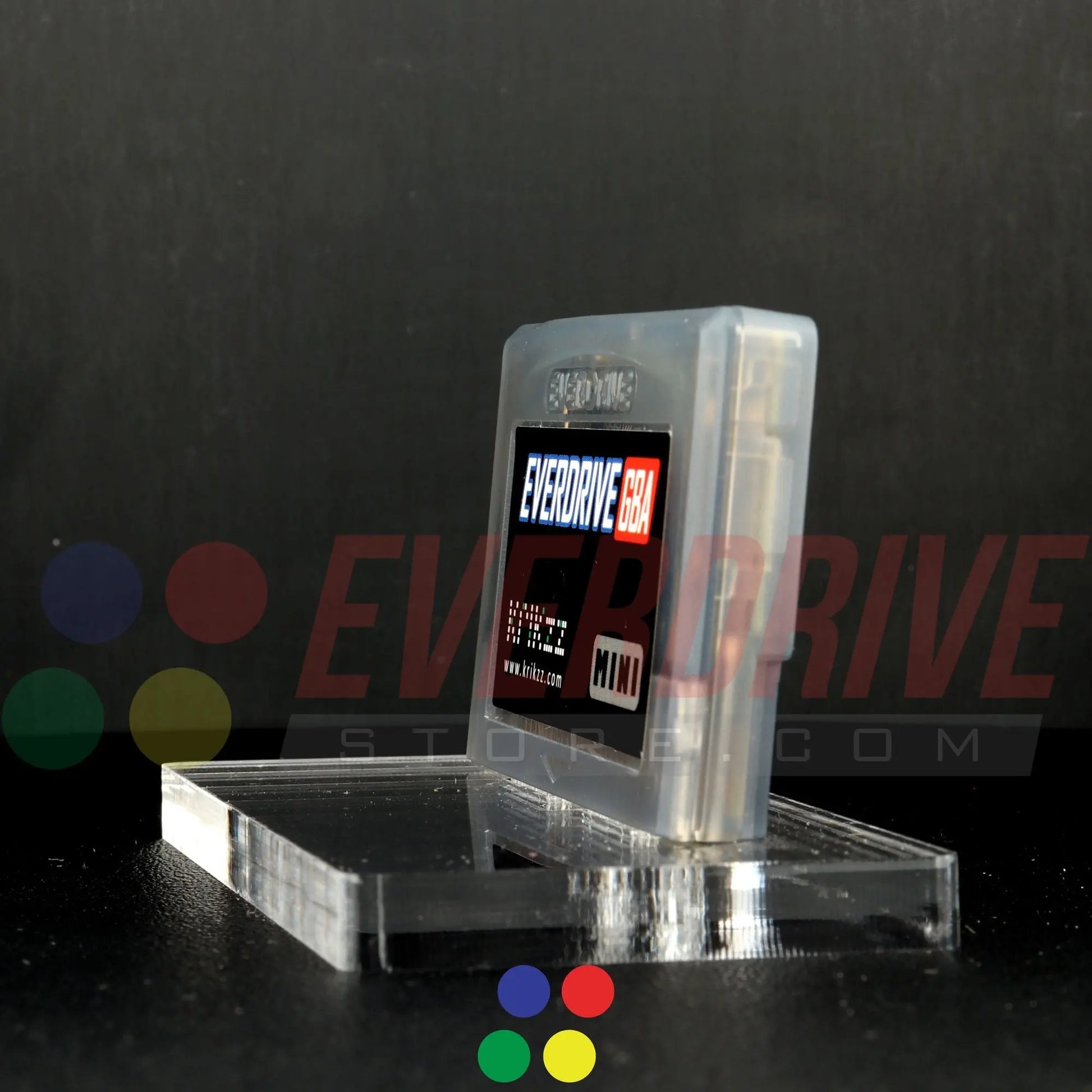 Everdrive GBA Mini - Frosted Black Krikzz