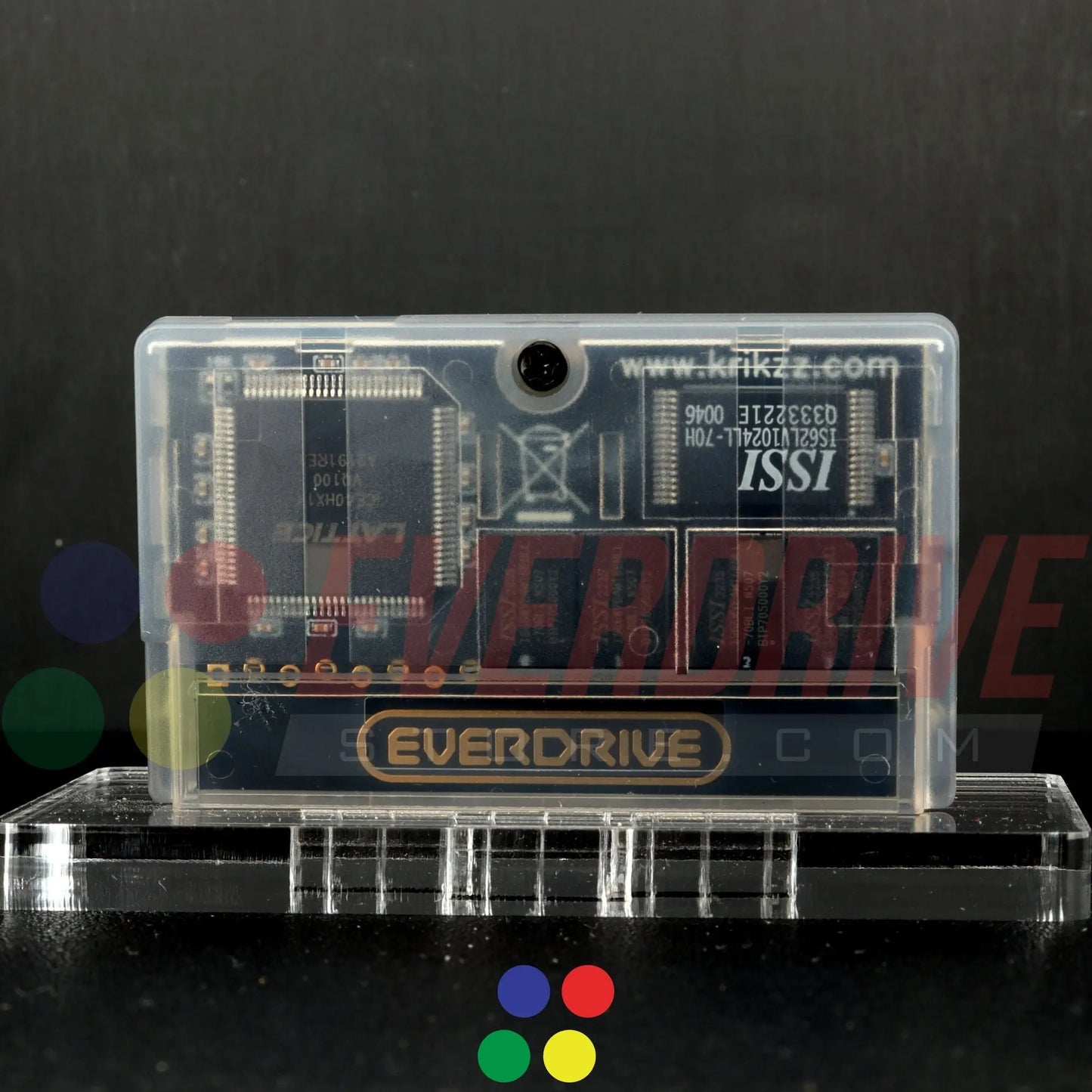 Everdrive GBA Mini - Frosted Black Krikzz