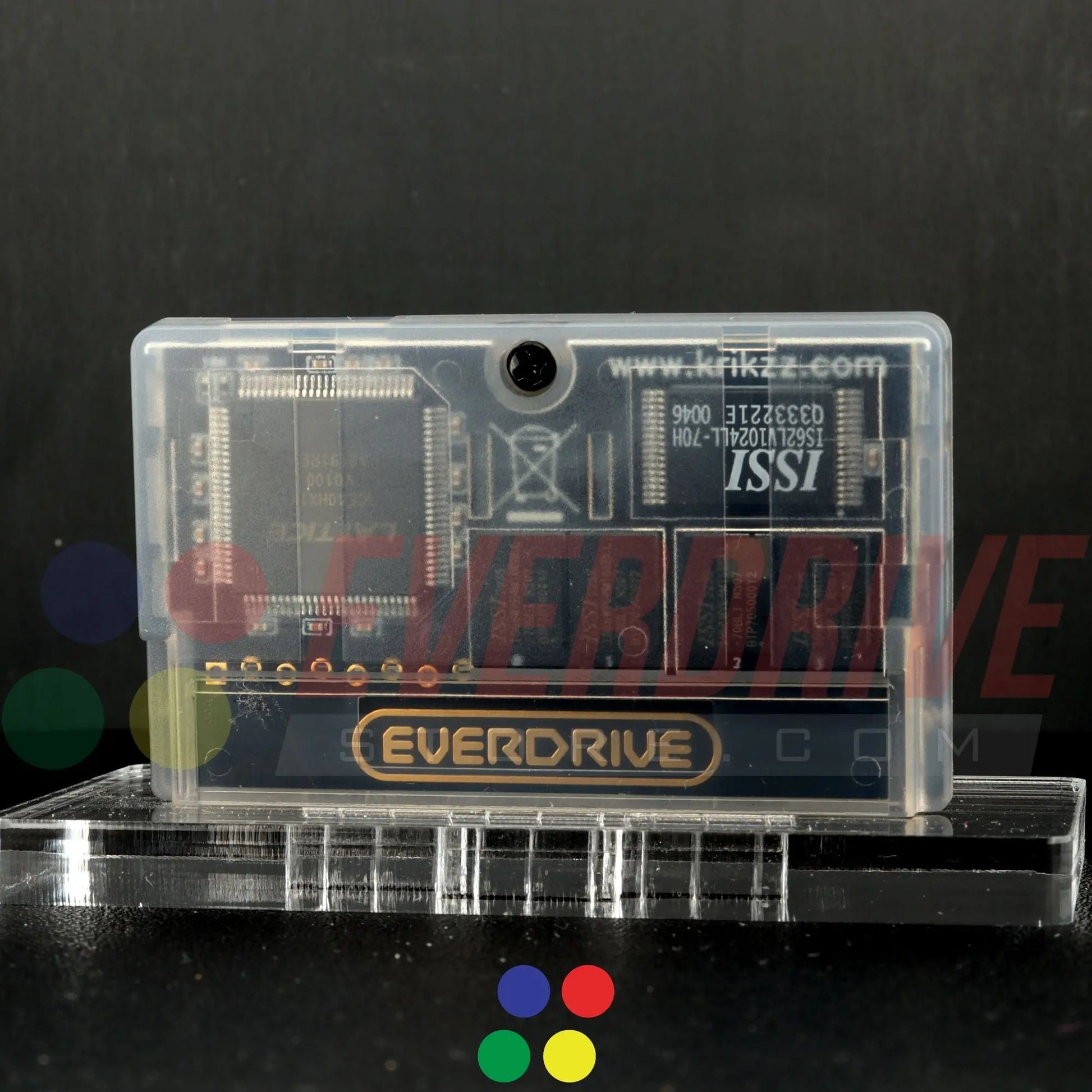 Everdrive GBA Mini - Frosted Black Krikzz