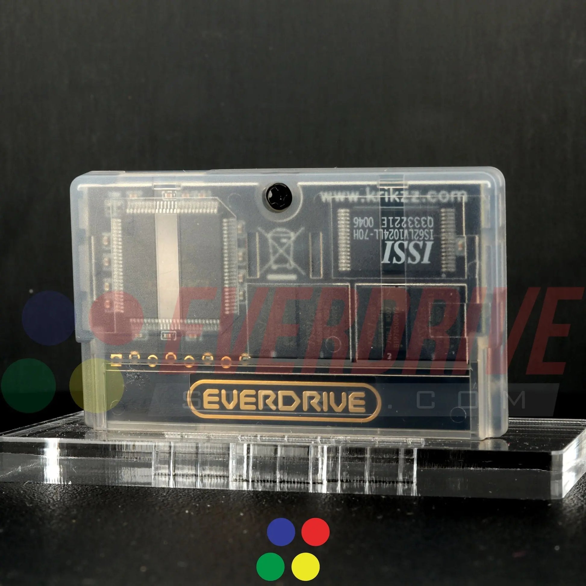 Everdrive GBA Mini - Frosted Black Krikzz