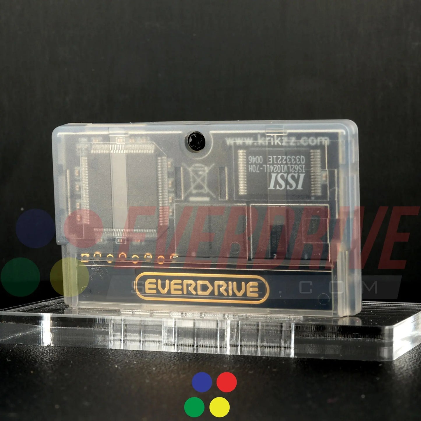 Everdrive GBA Mini - Frosted Black Krikzz