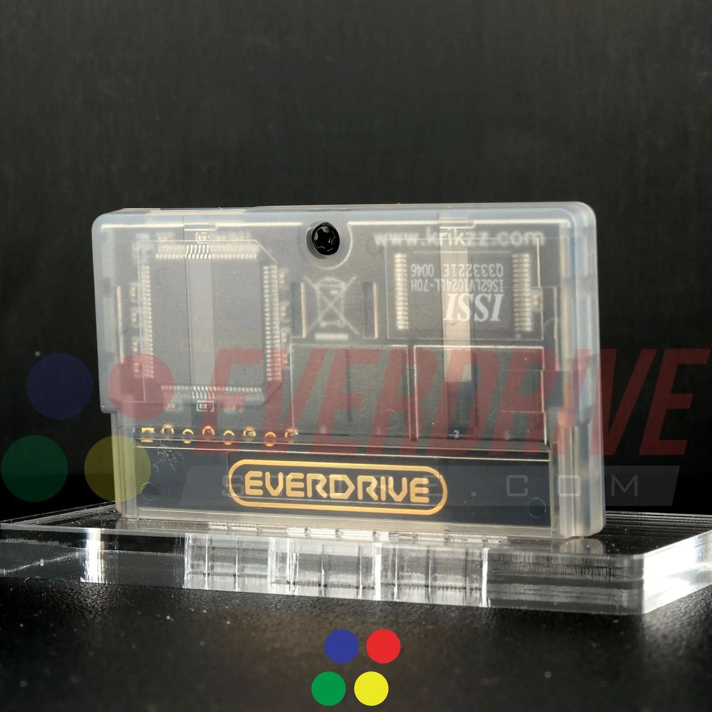 Everdrive GBA Mini - Frosted Black Krikzz