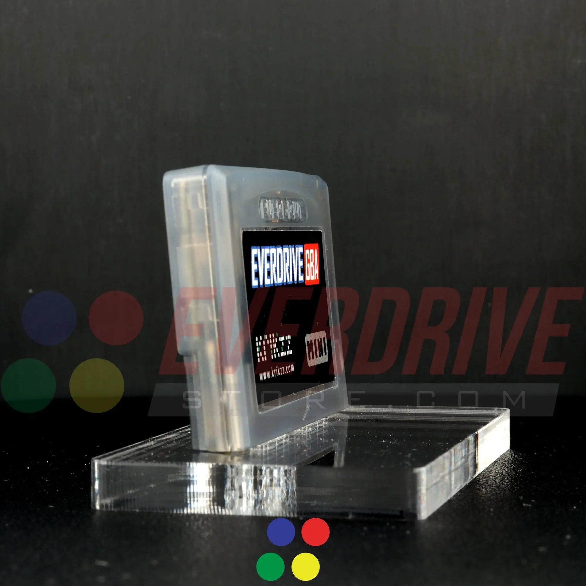 Everdrive GBA Mini - Frosted Black Krikzz