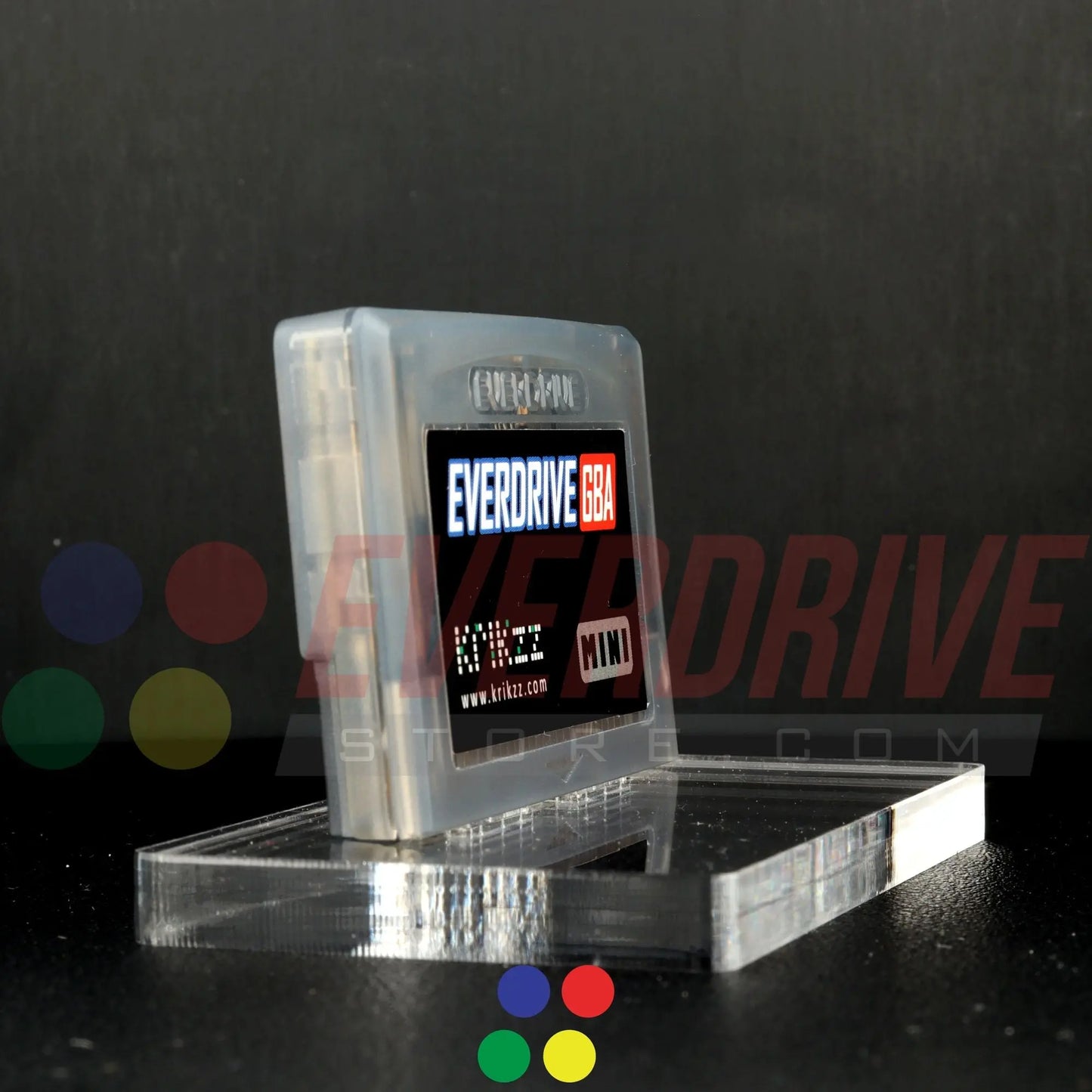 Everdrive GBA Mini - Frosted Black Krikzz