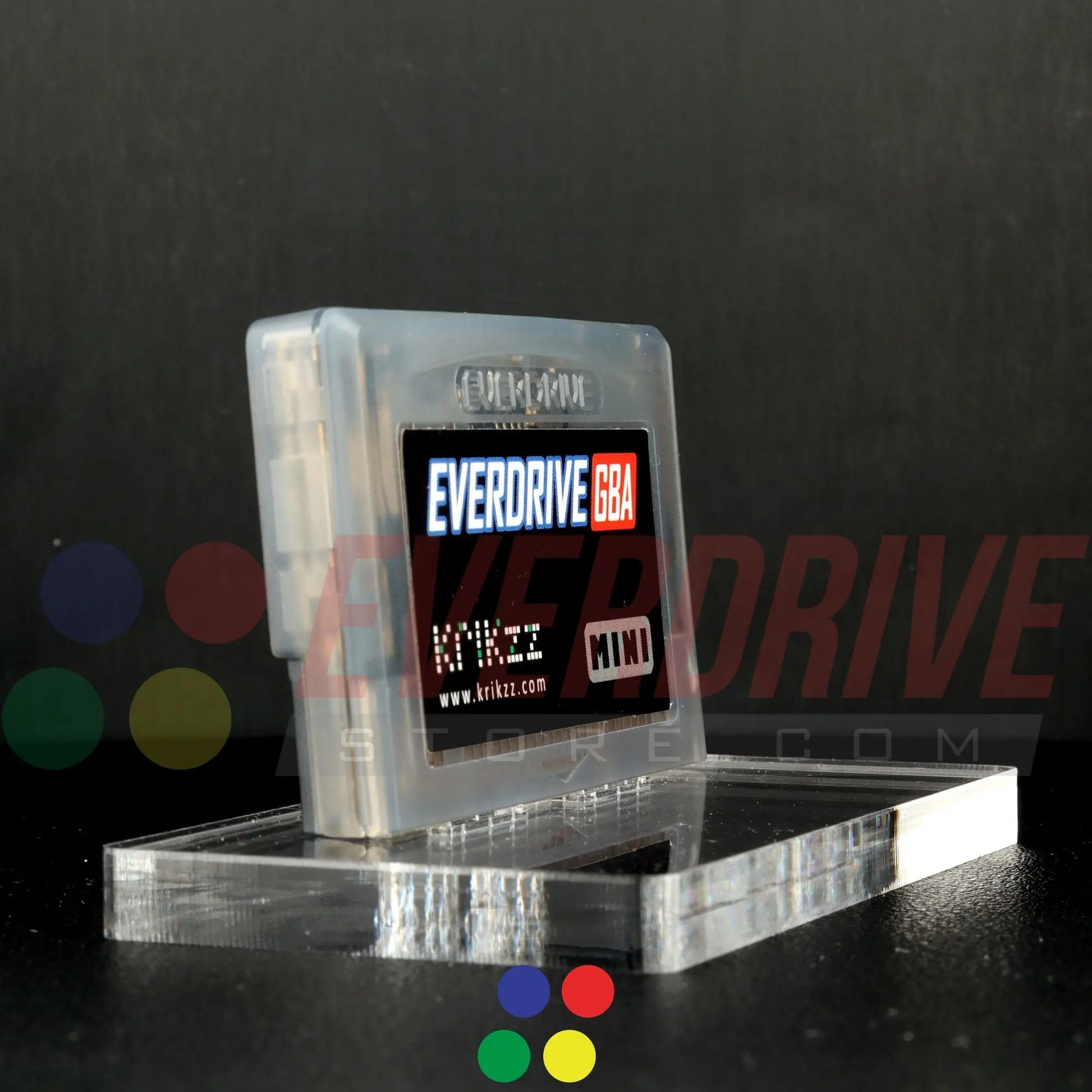 Everdrive GBA Mini - Frosted Black Krikzz