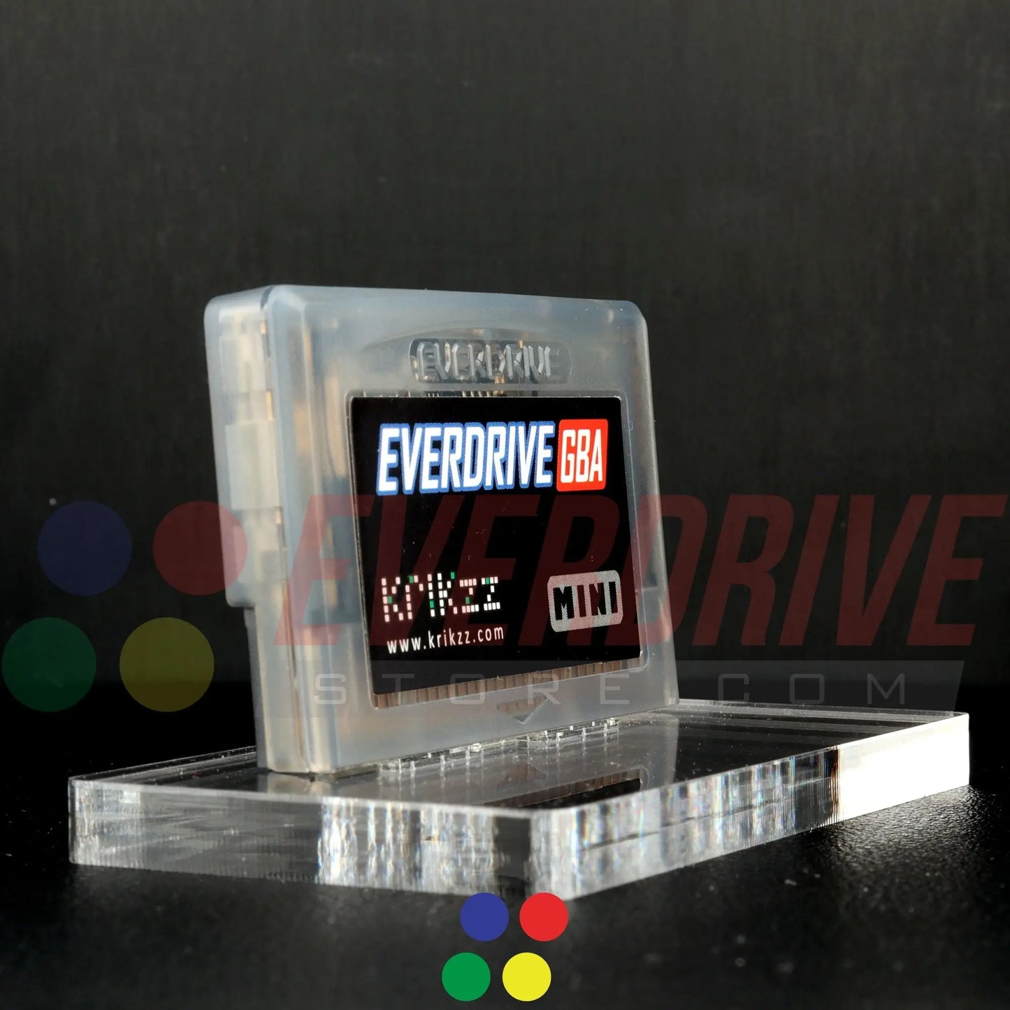 Everdrive GBA Mini - Frosted Black Krikzz