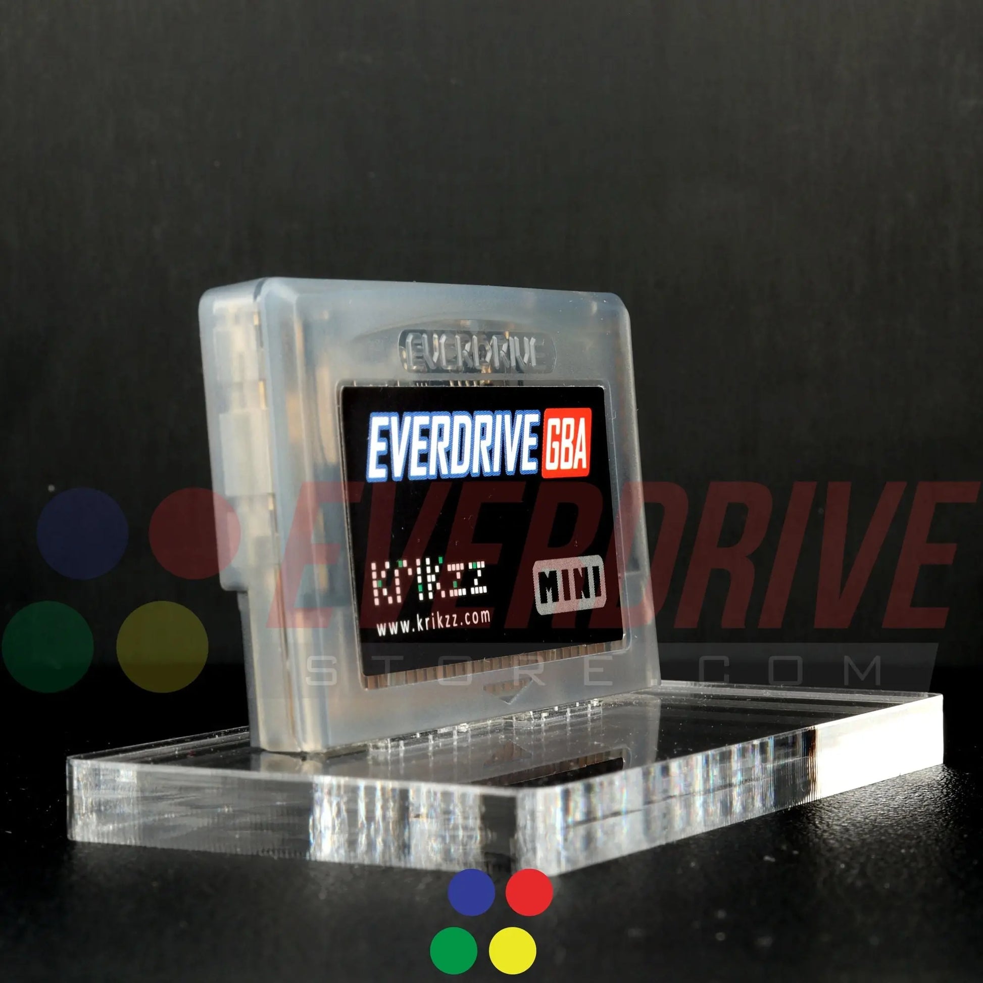 Everdrive GBA Mini - Frosted Black Krikzz