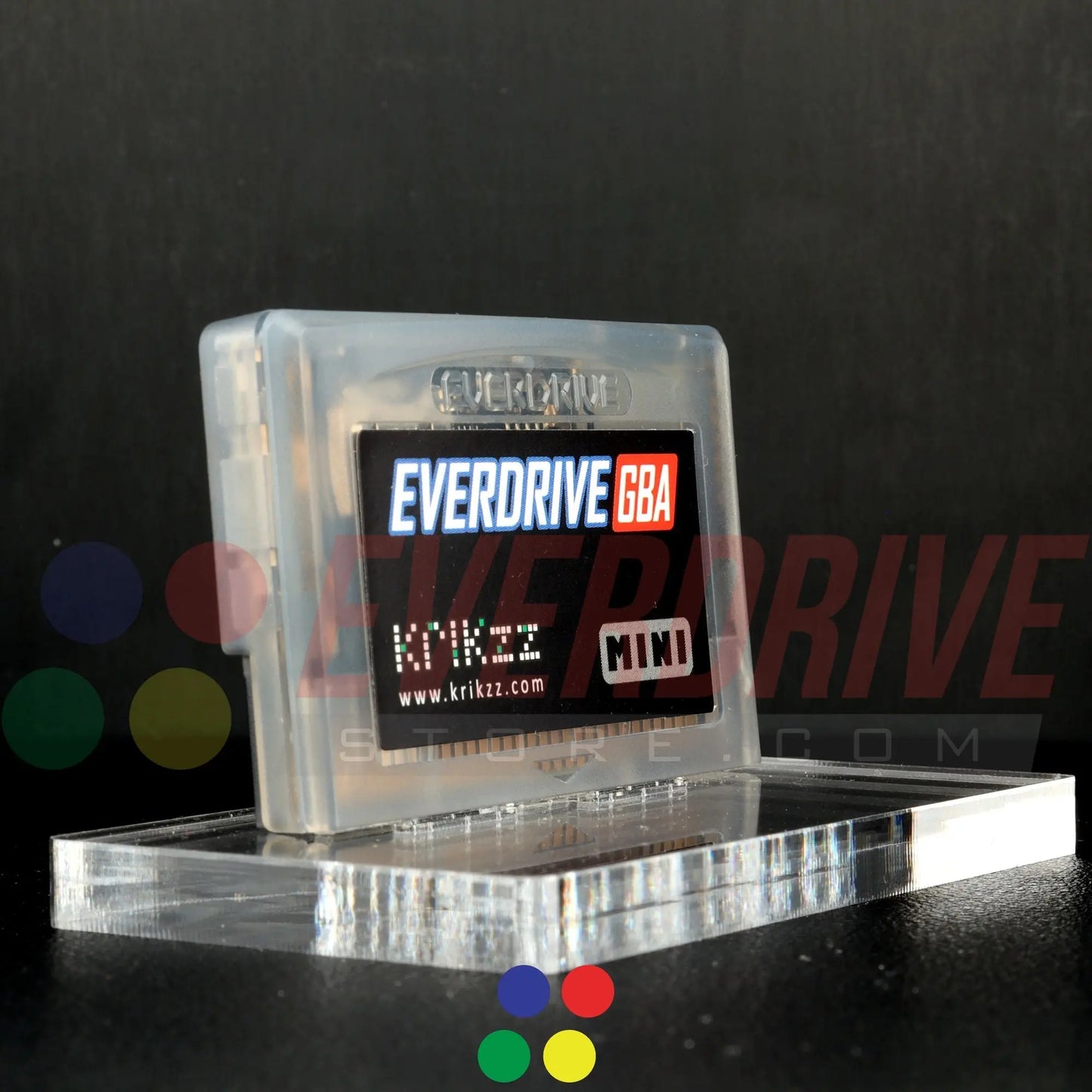 Everdrive GBA Mini - Frosted Black Krikzz