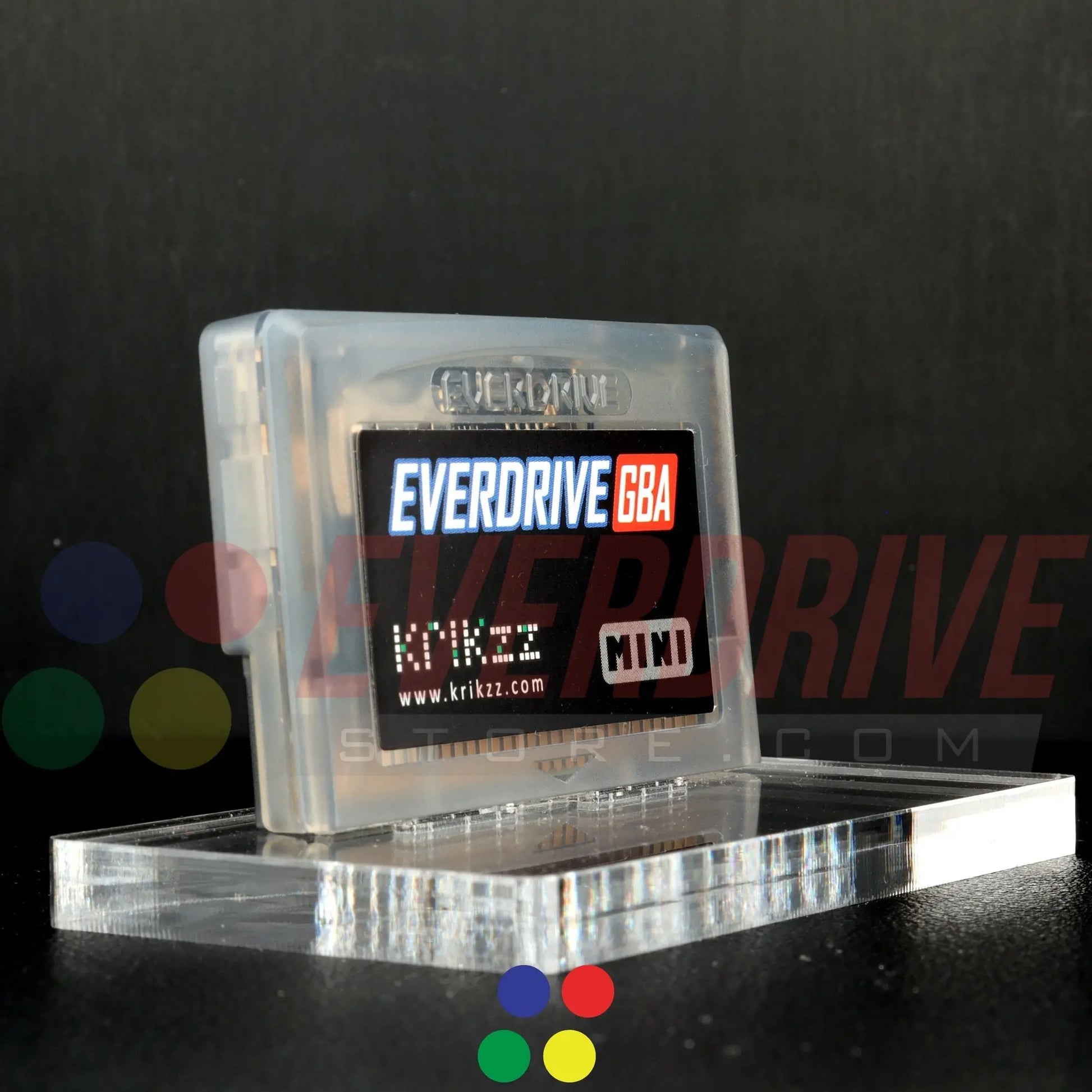 Everdrive GBA Mini - Frosted Black Krikzz