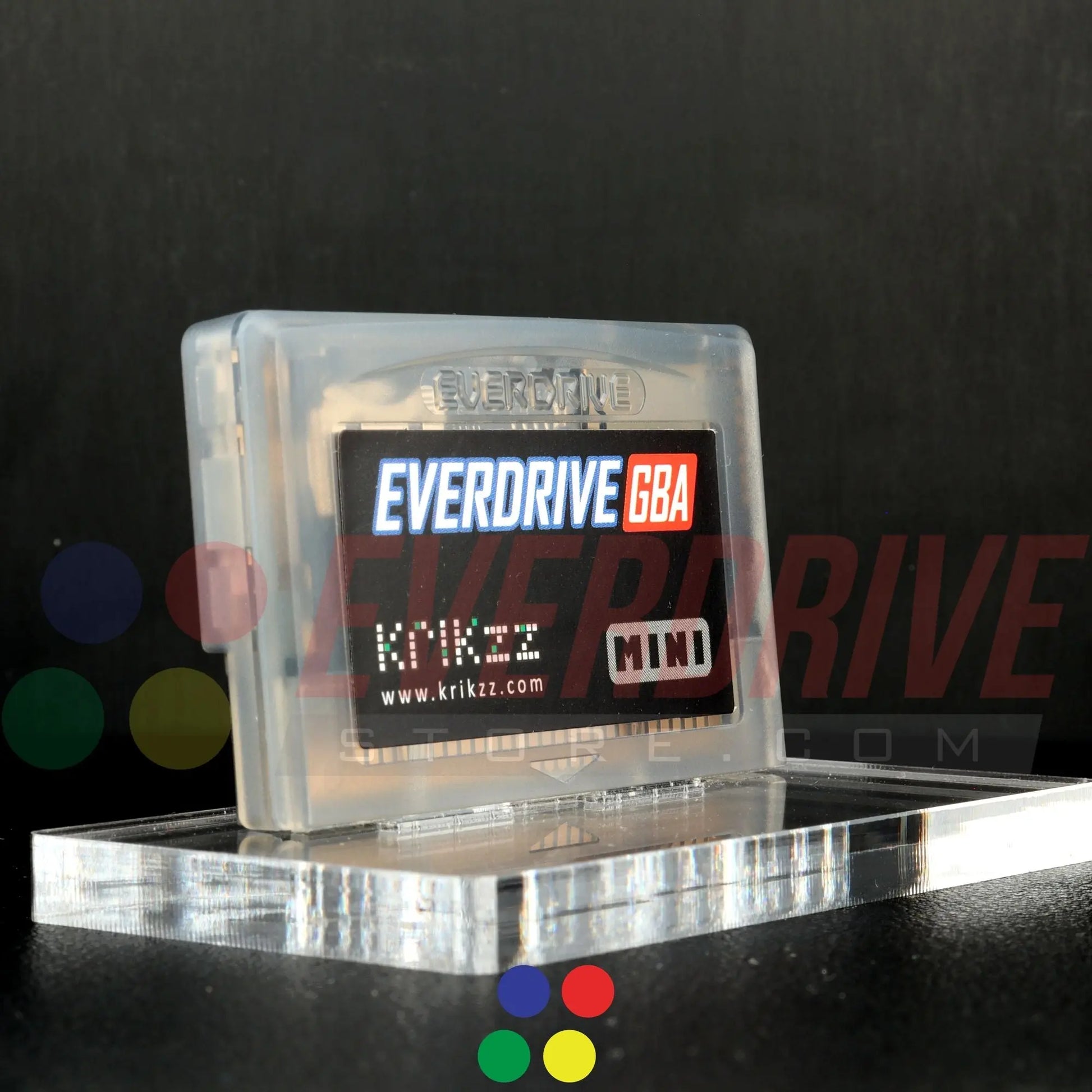 Everdrive GBA Mini - Frosted Black Krikzz