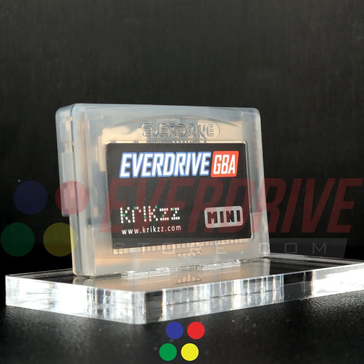 Everdrive GBA Mini - Frosted Black Krikzz