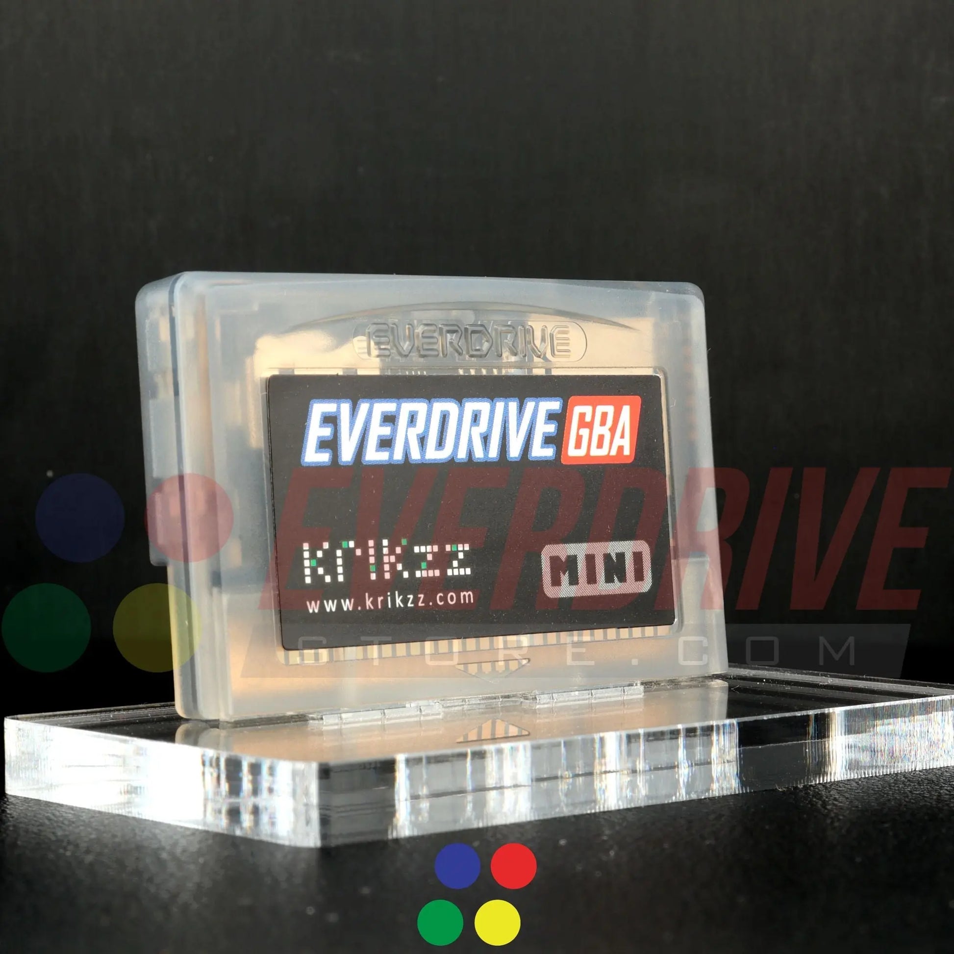 Everdrive GBA Mini - Frosted Black Krikzz