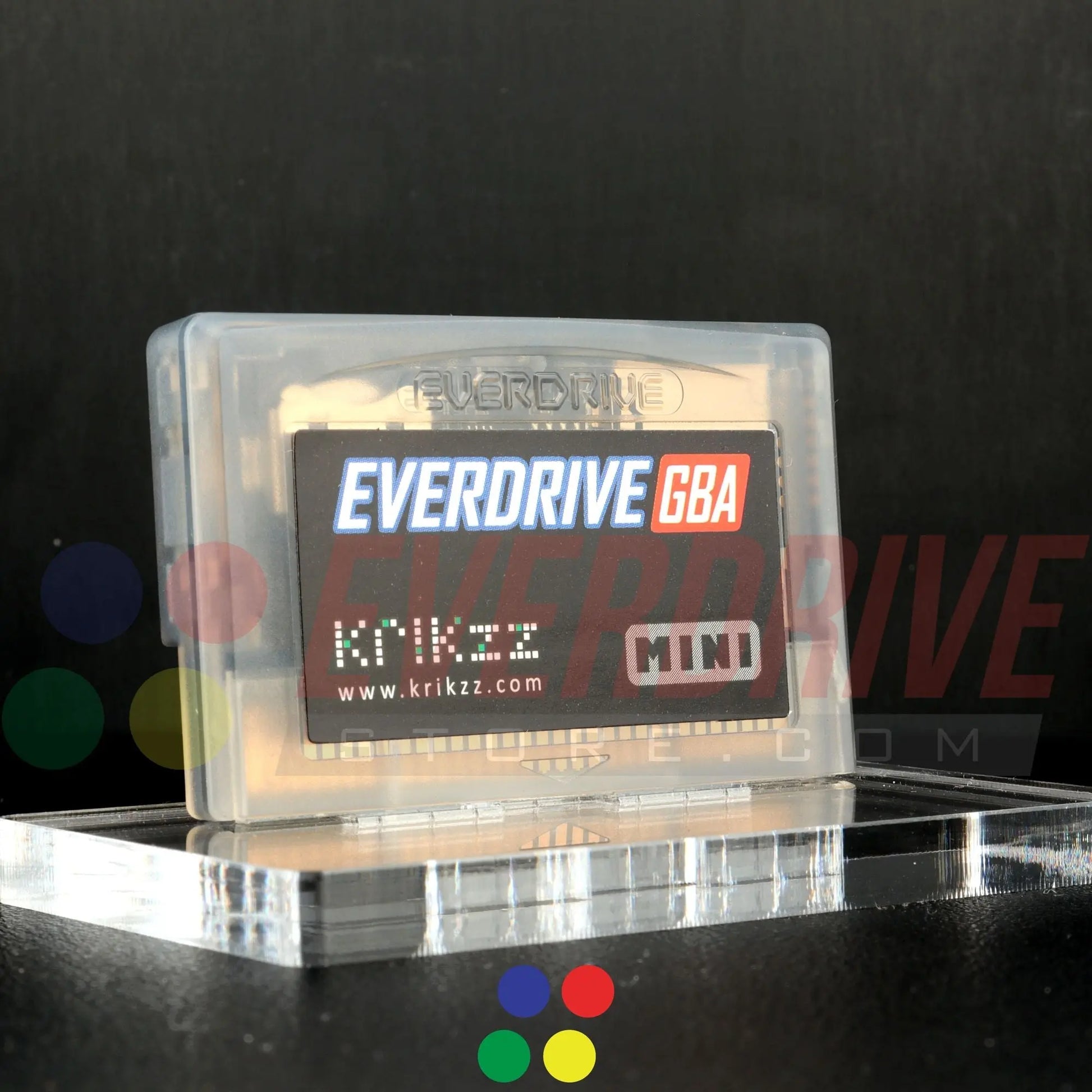 Everdrive GBA Mini - Frosted Black Krikzz