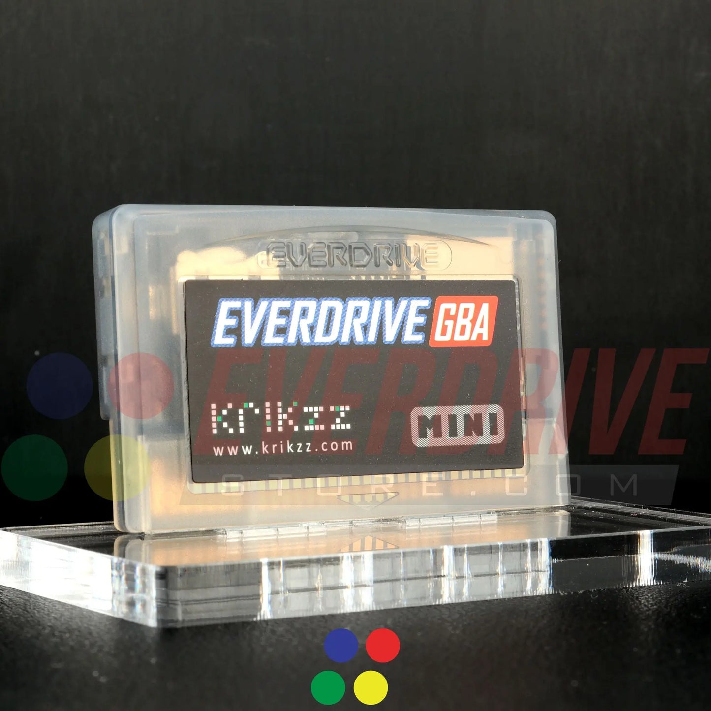 Everdrive GBA Mini - Frosted Black Krikzz