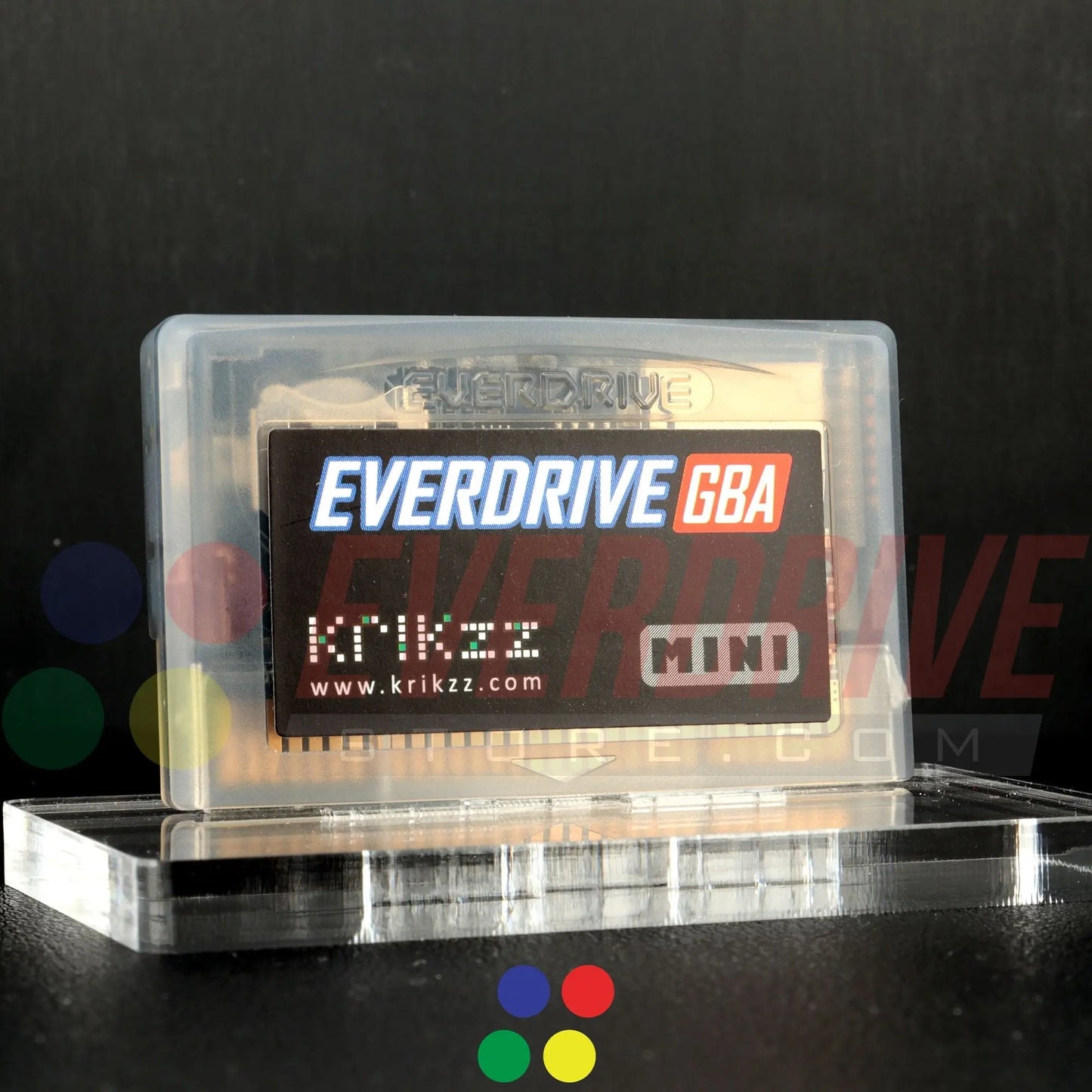 Everdrive GBA Mini - Frosted Black Krikzz