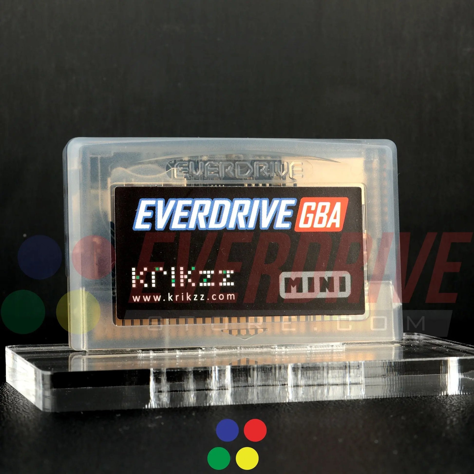 Everdrive GBA Mini - Frosted Black Krikzz