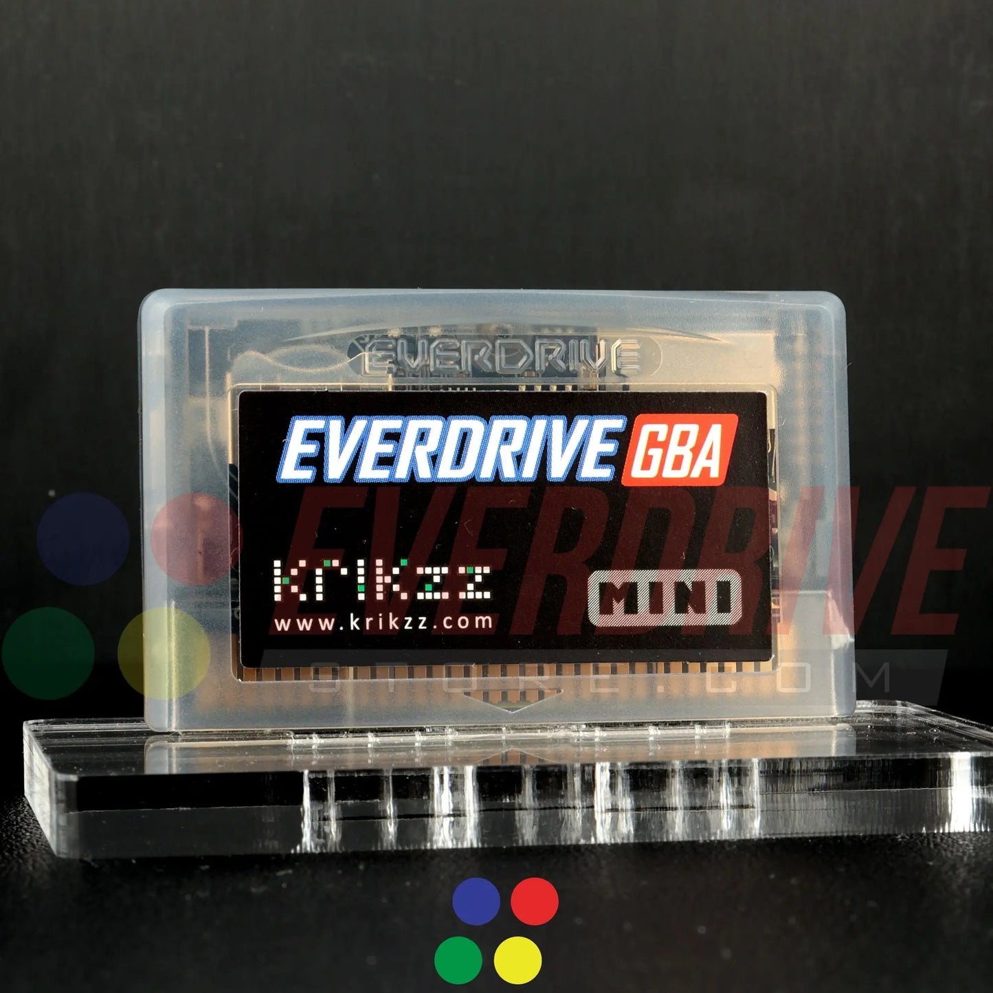 Everdrive GBA Mini - Frosted Black Krikzz