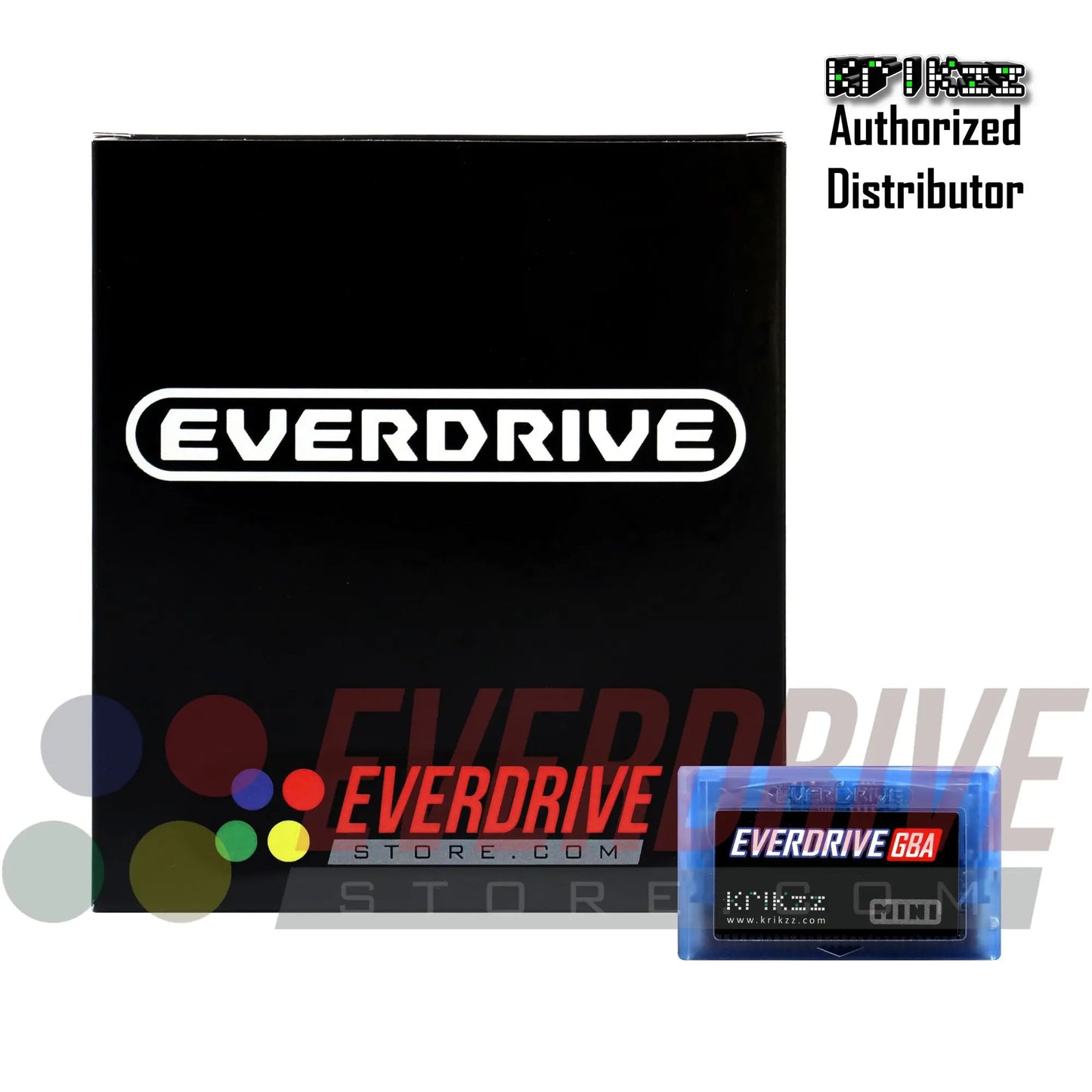 Everdrive GBA Mini - Frosted Blue Krikzz