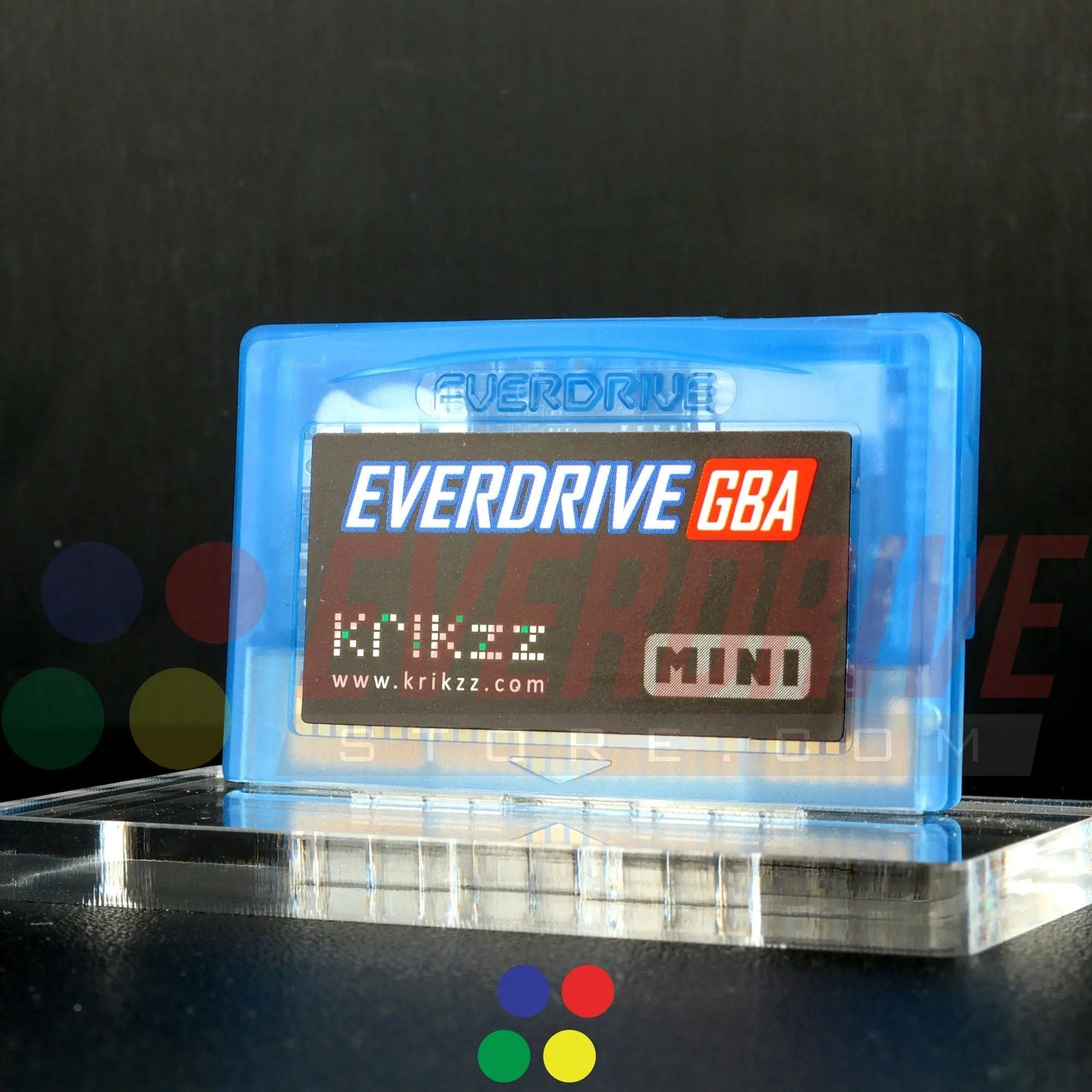 Everdrive GBA Mini - Frosted Blue Krikzz