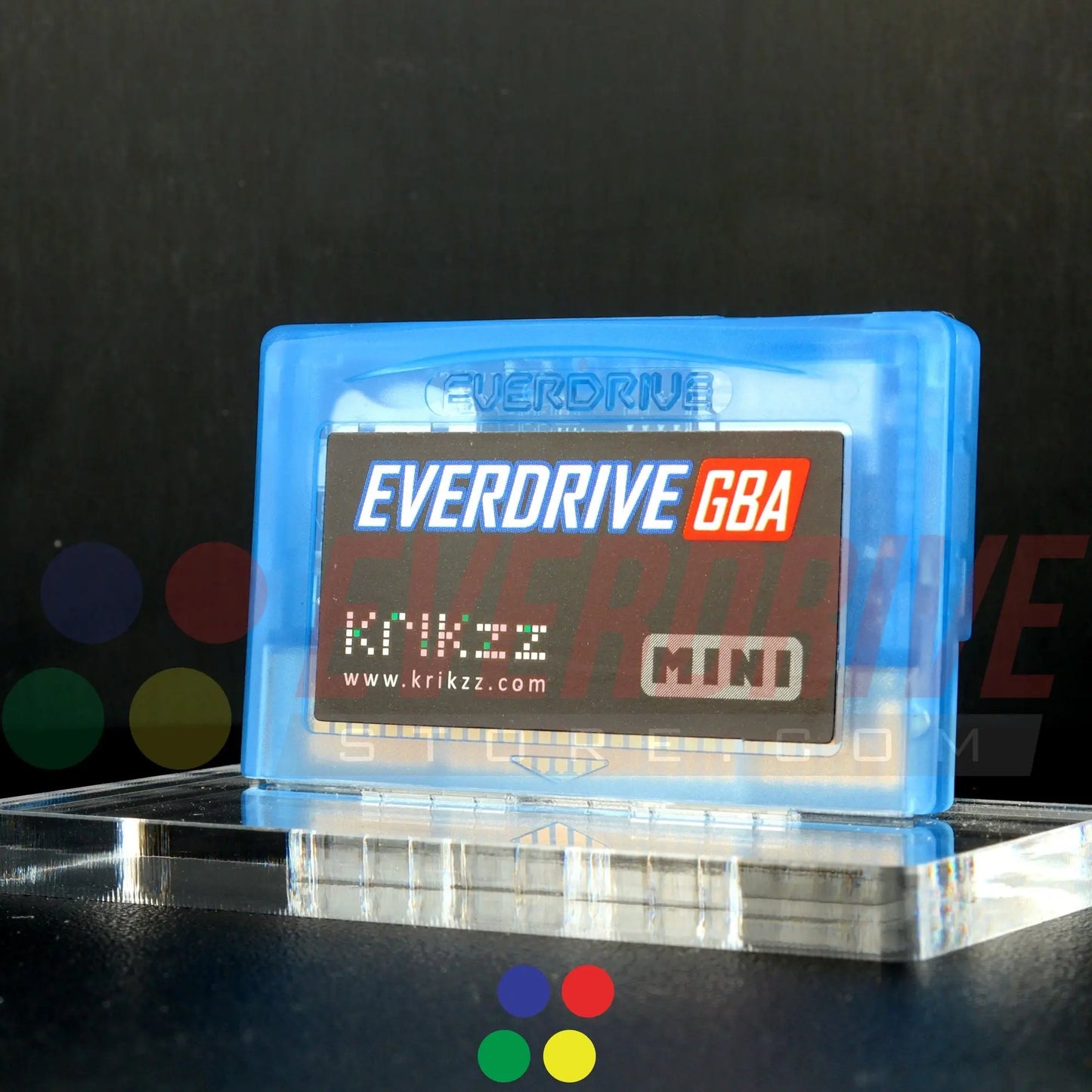 Everdrive GBA Mini - Frosted Blue Krikzz