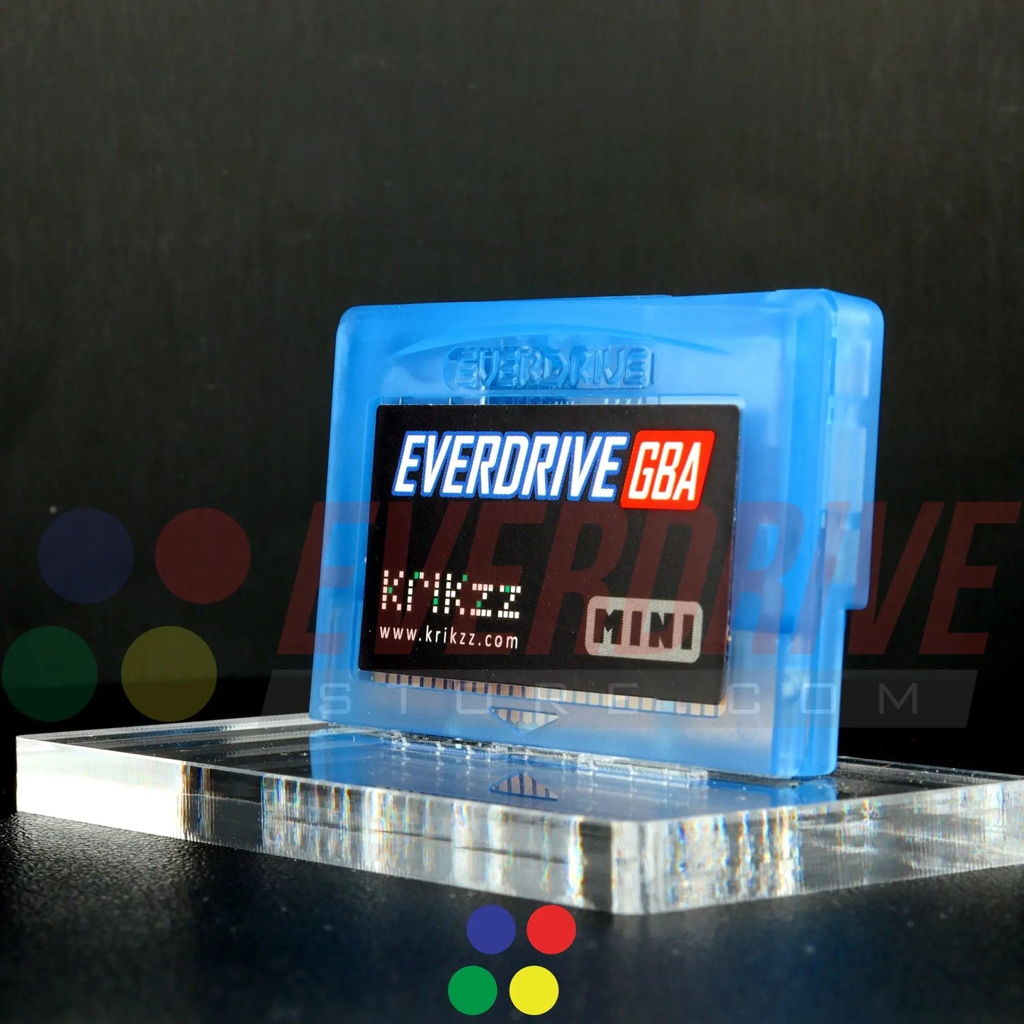 Everdrive GBA Mini - Frosted Blue Krikzz