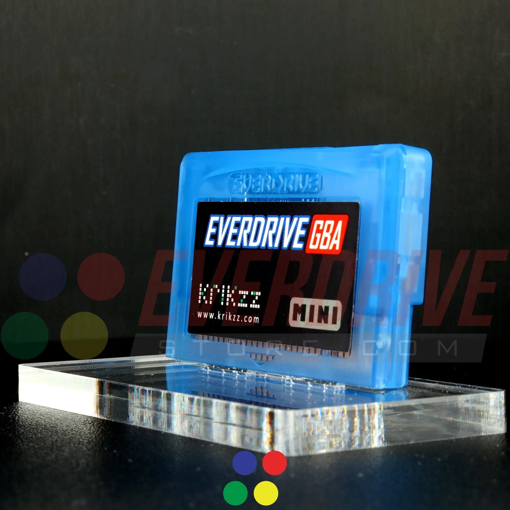 Everdrive GBA Mini - Frosted Blue Krikzz