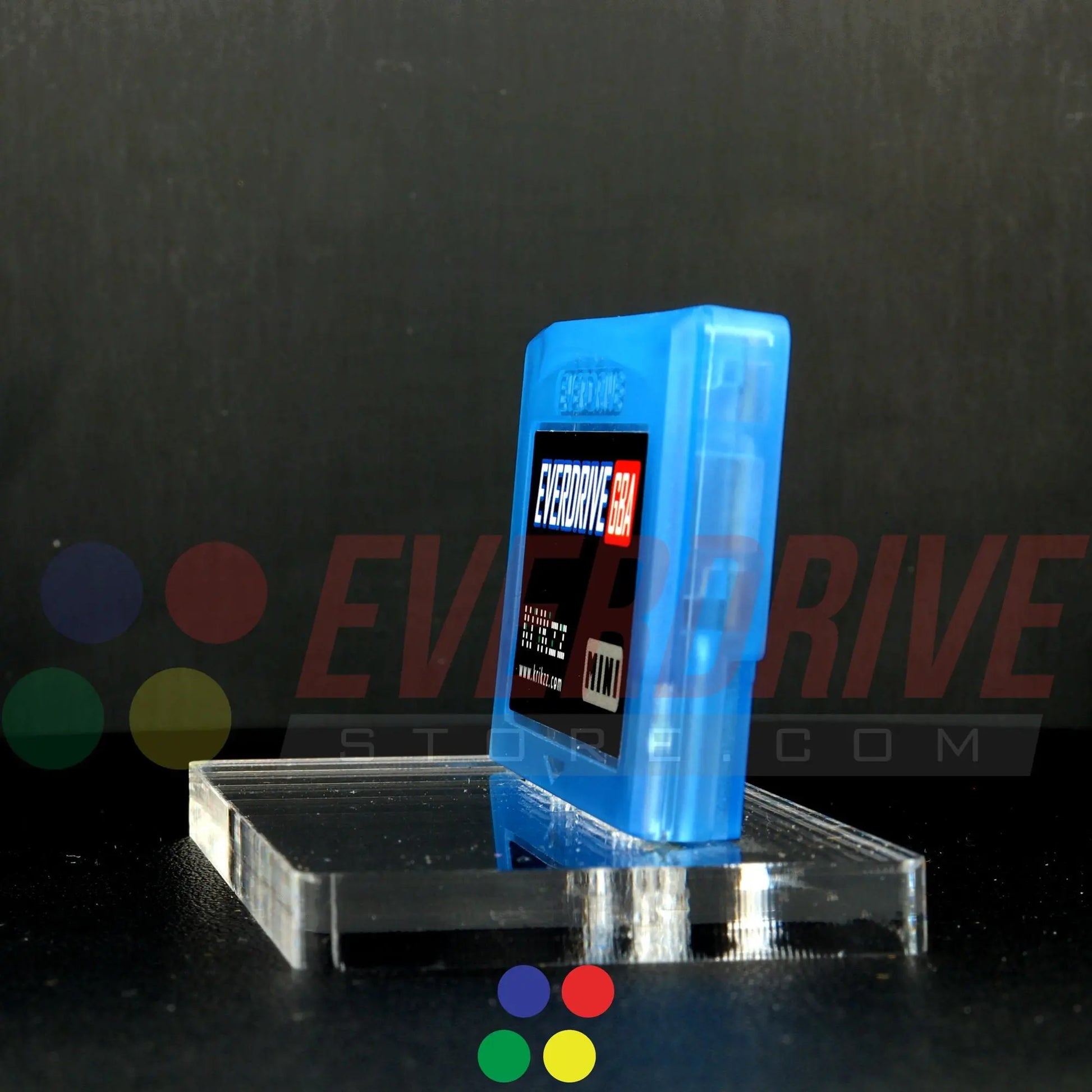 Everdrive GBA Mini - Frosted Blue Krikzz