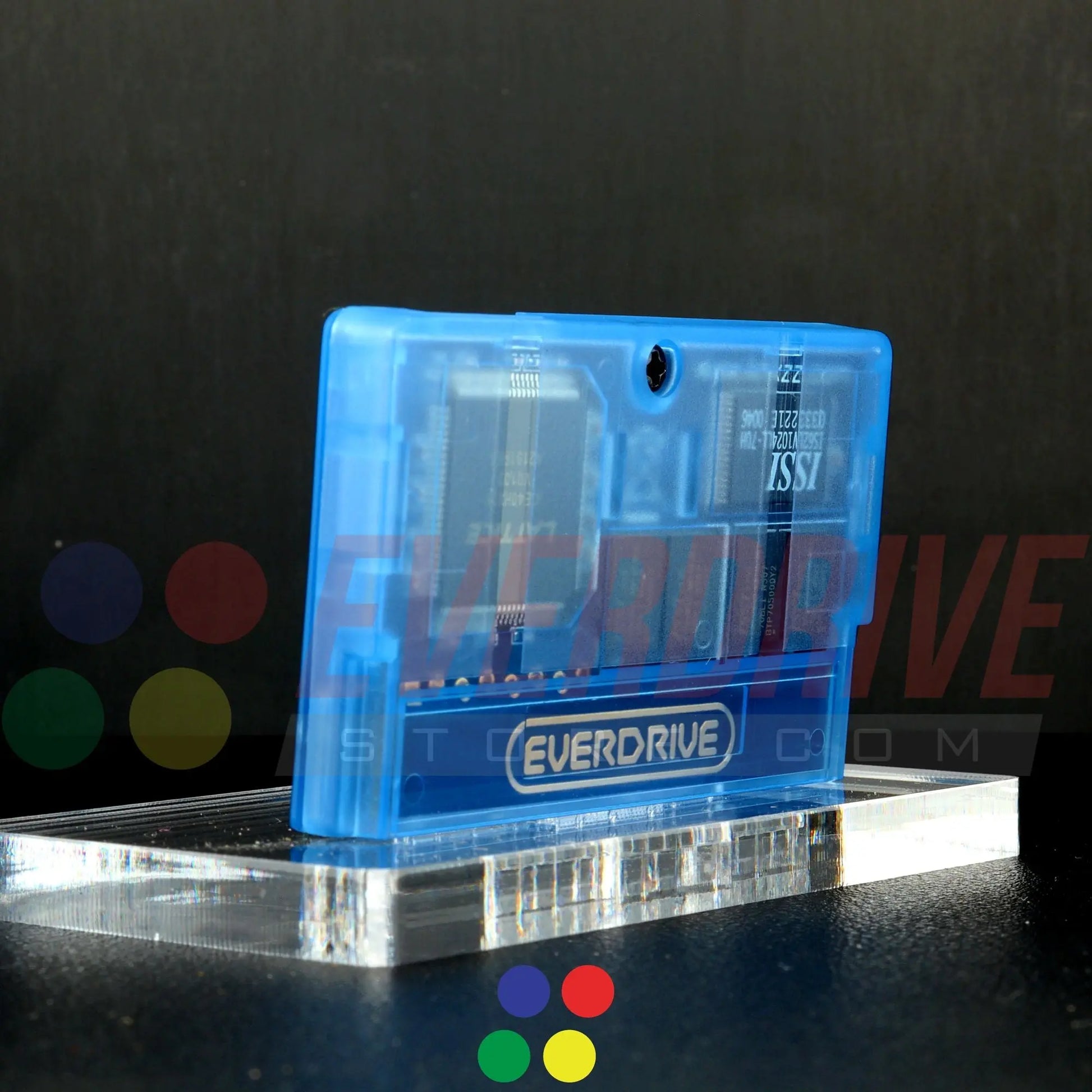 Everdrive GBA Mini - Frosted Blue Krikzz