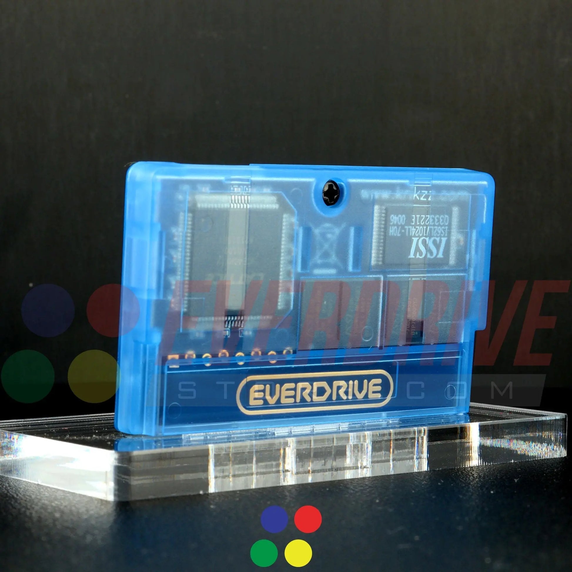 Everdrive GBA Mini - Frosted Blue Krikzz