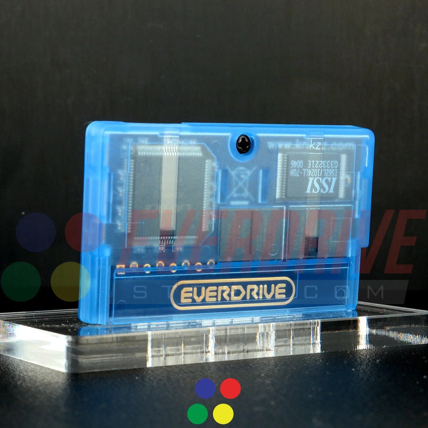 Everdrive GBA Mini - Frosted Blue Krikzz