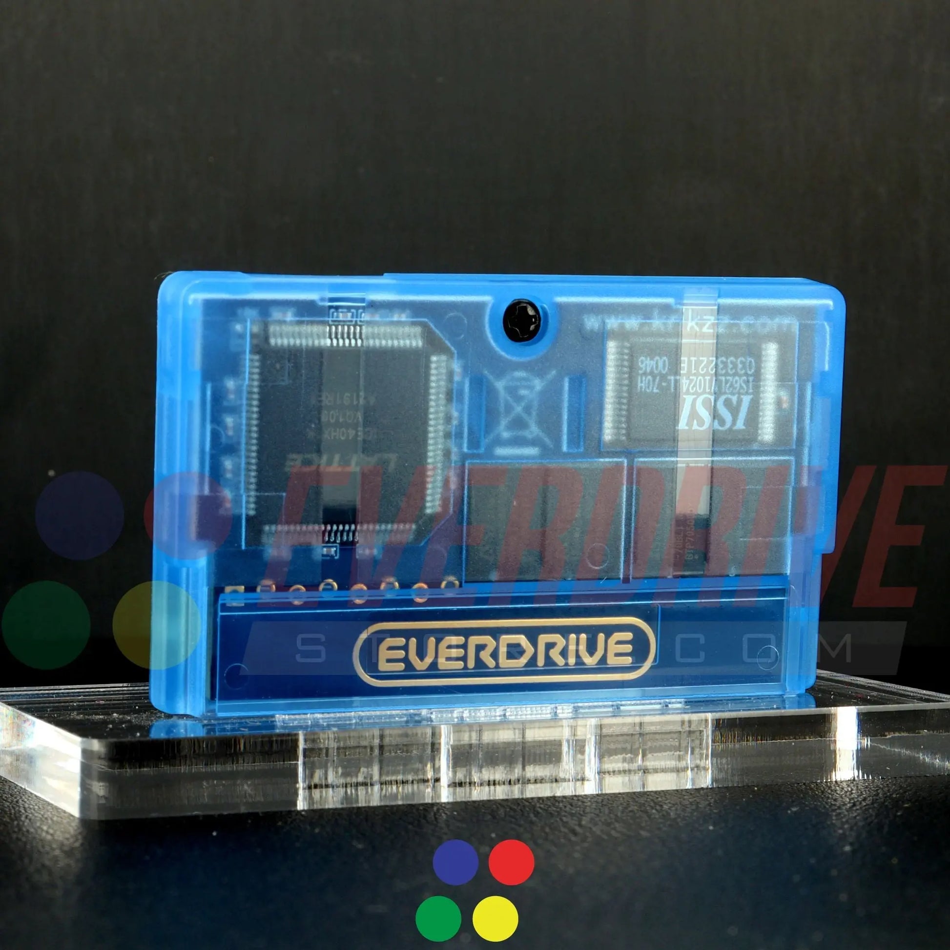 Everdrive GBA Mini - Frosted Blue Krikzz