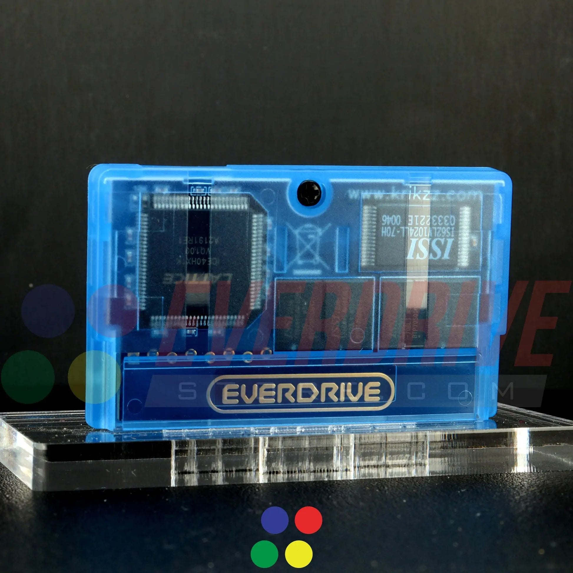 Everdrive GBA Mini - Frosted Blue Krikzz